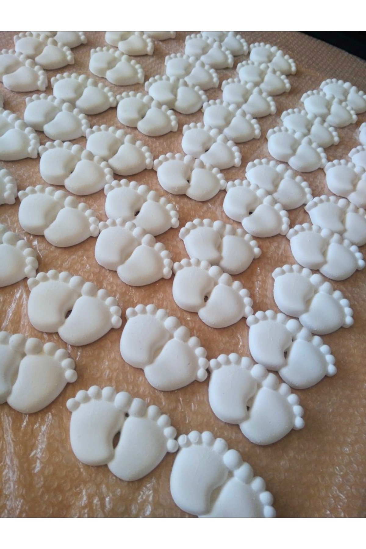 morlalem 7cm Bebek Ayakları Silikon Kalıp K-311, Taş Tozu Sabun Alçı Mum Kalıbı fotoğrafı 4 (önizleme)