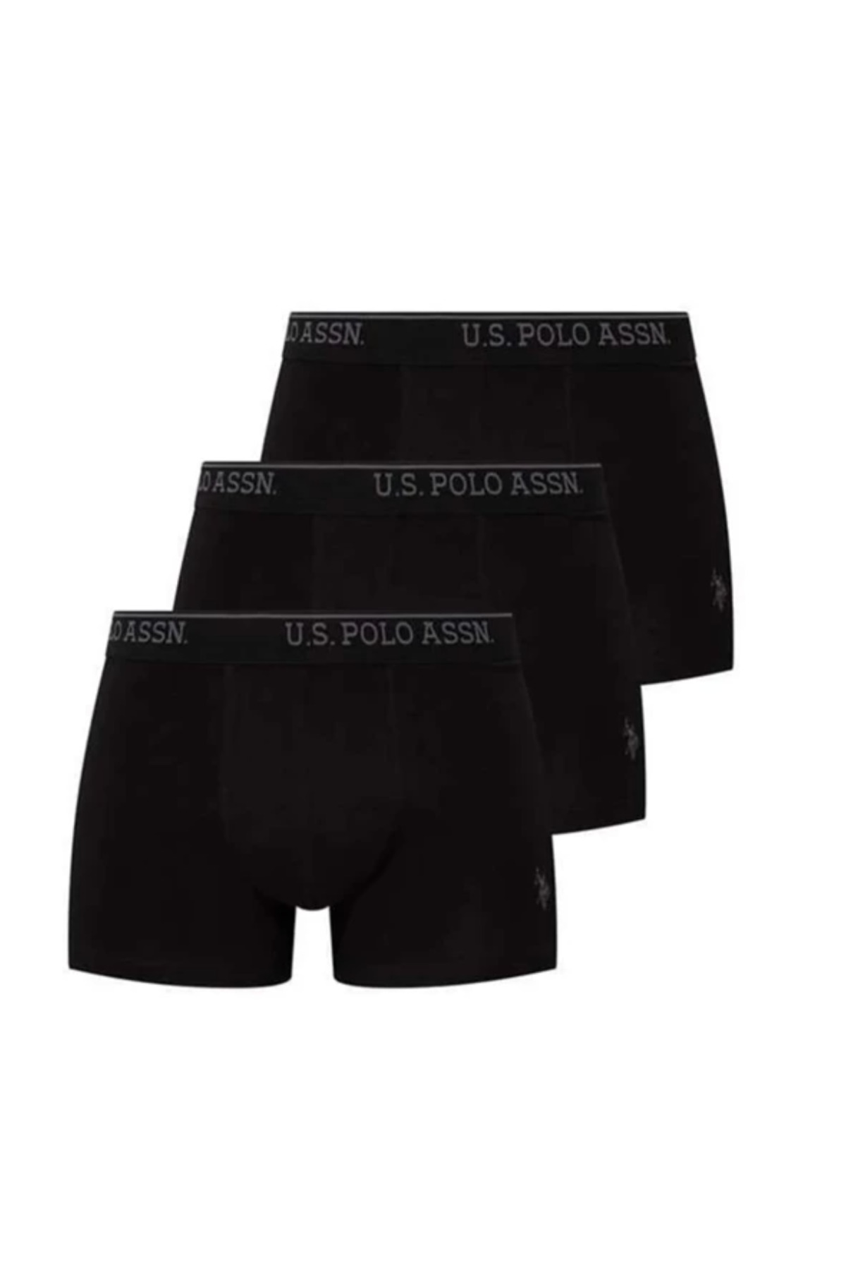 یو اس پولو ست لباس عروس مردانه، دارای مجوز، USPA، نخی، مقرون به صرفه، بسته ۳ عددی شورت باکسر (جعبه‌ای)