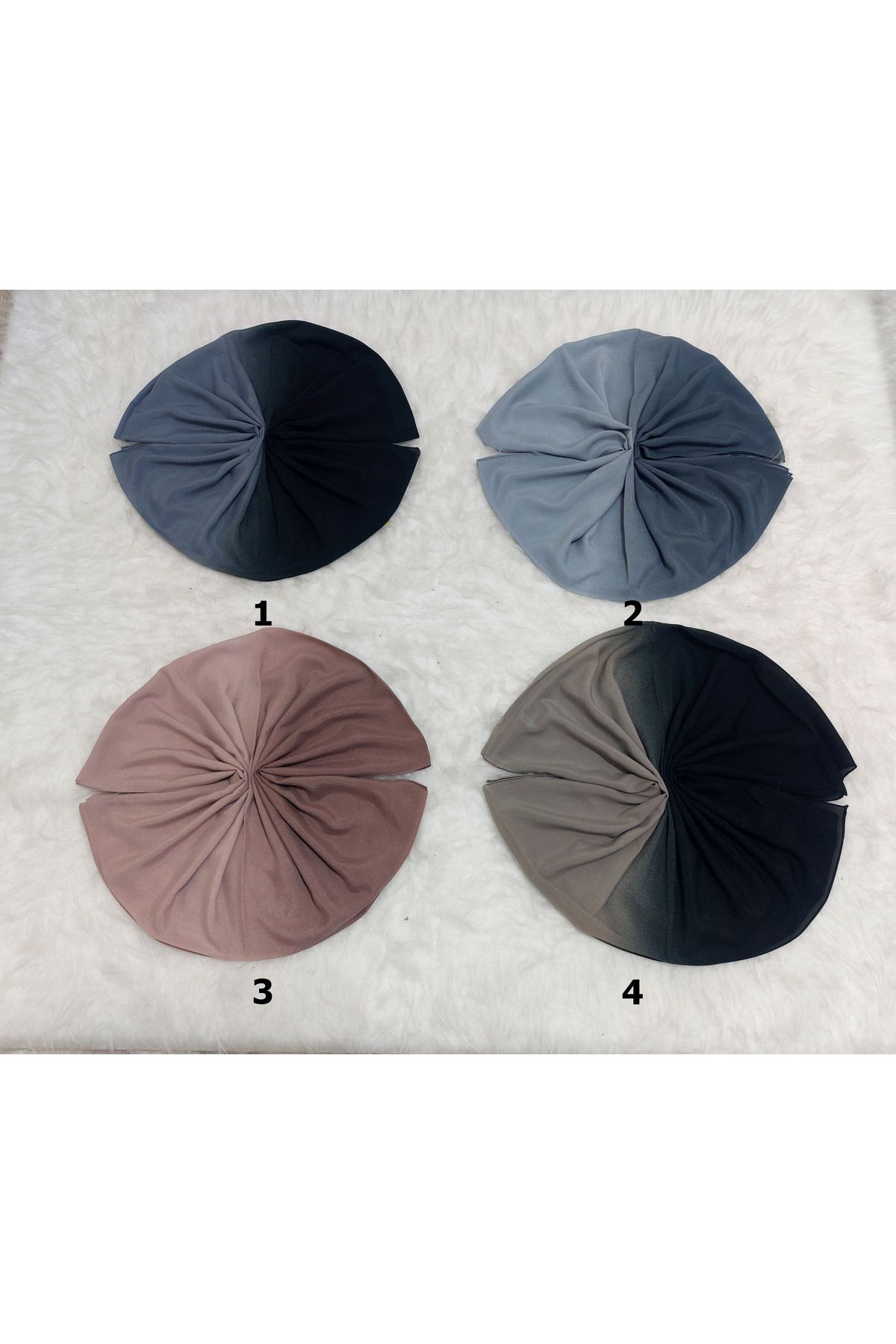 REMOMODA-Italian Chiffon Shawl Gradient Model You Can Use Both Sides, High Quality Soft-Soft 3