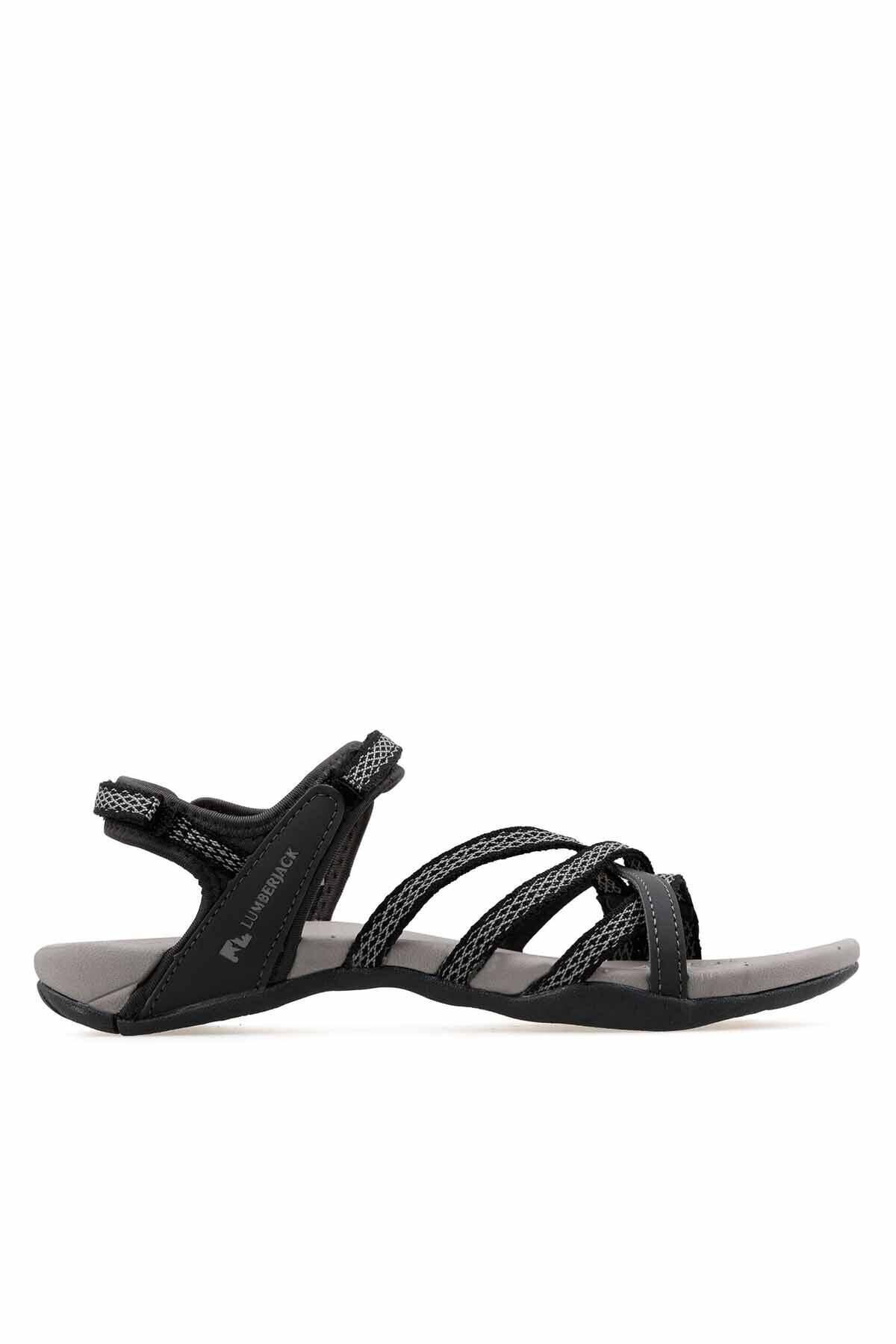 lumberjack EFTAL Siyah Kadın Sandalet 100241188 Spor Sandalet