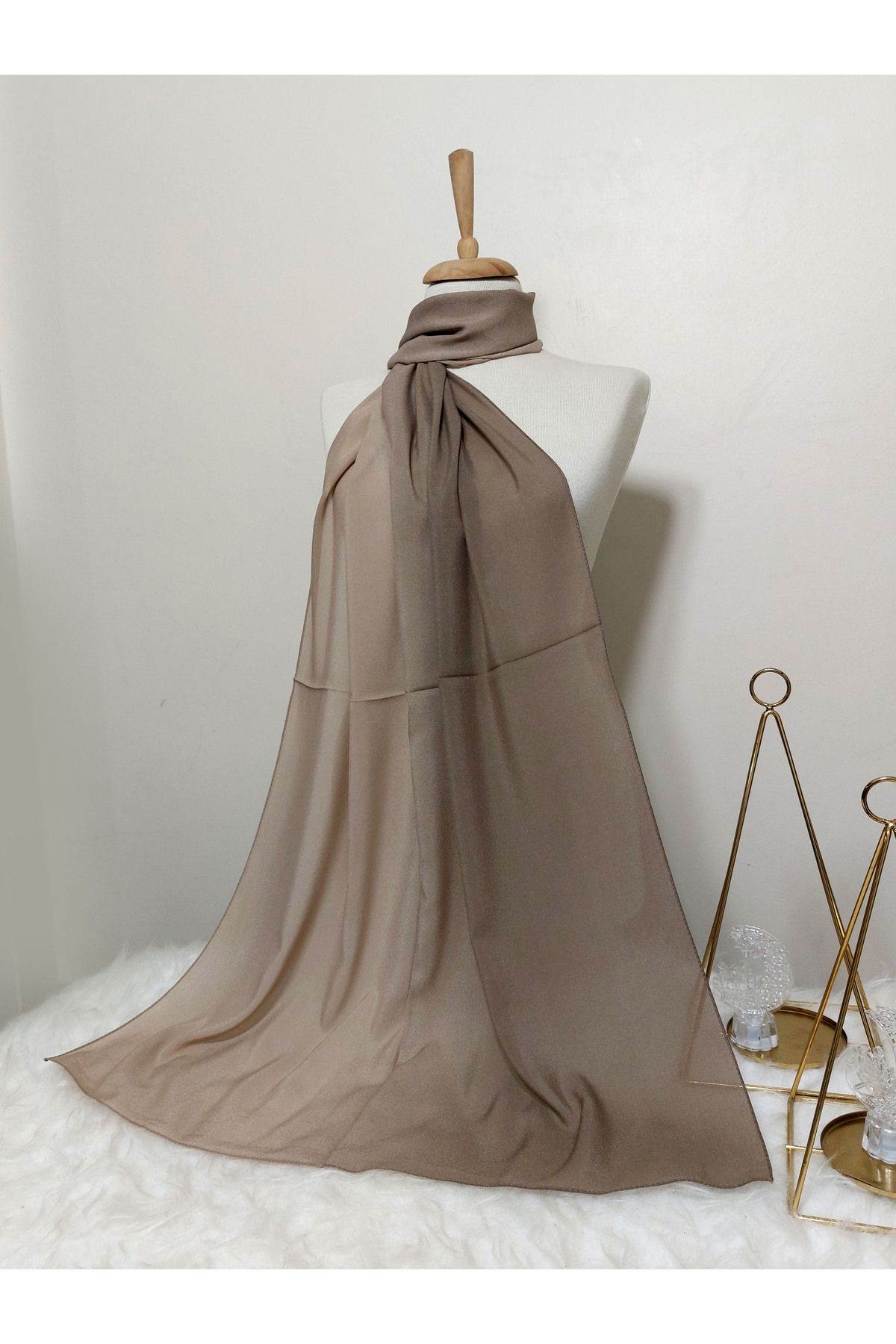 REMOMODA-Italian Chiffon Shawl Gradient Model You Can Use Both Sides, High Quality Soft-Soft 2