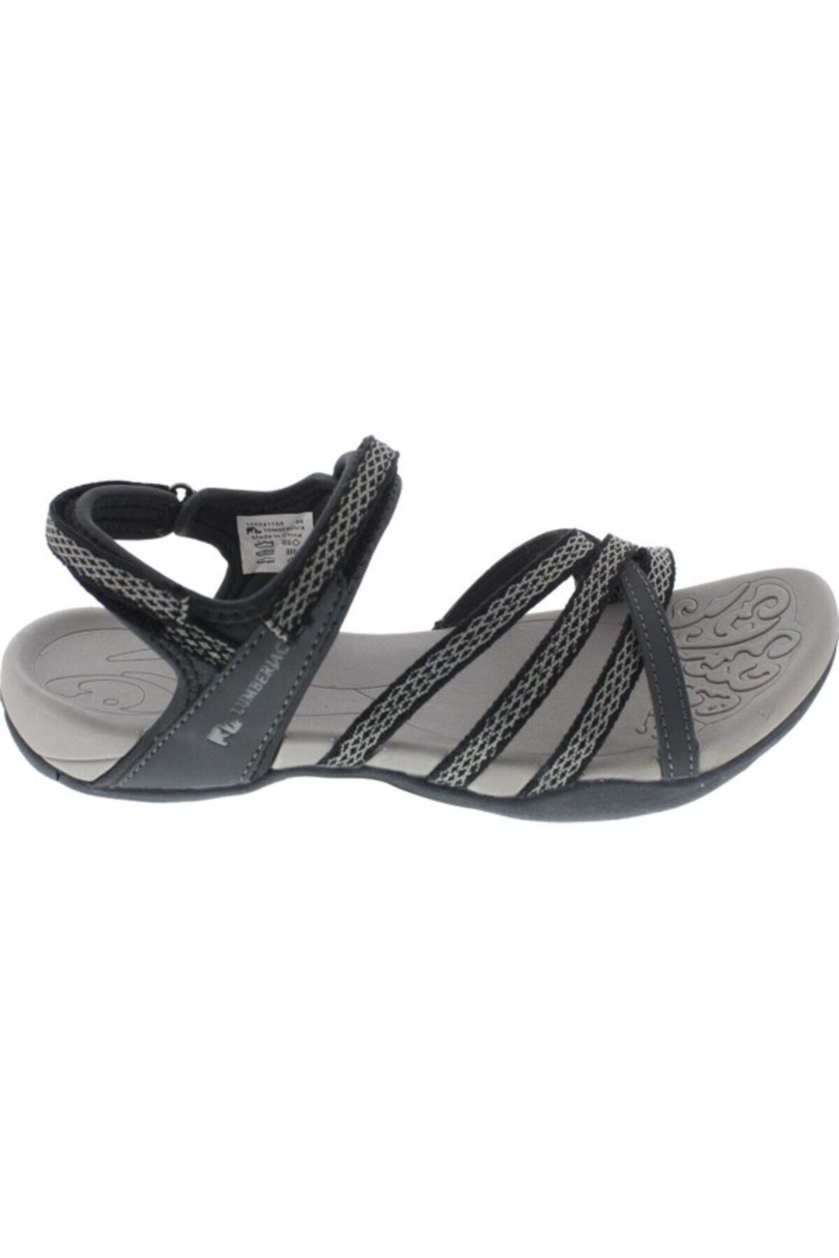 lumberjack Eftal/100241188 Siyah/kadın Sandalet Siyah Spor Sandalet