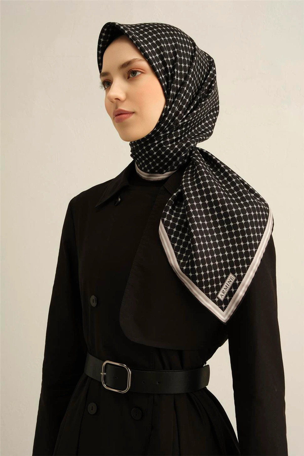 Armine 2025 İLKBAHAR - YAZ - DJ SAF İPEK EŞARP ( SURA)-9345D01