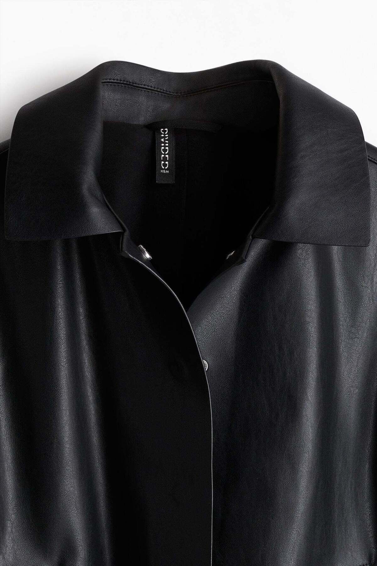 H&M-Raw-edge coated jacket 8