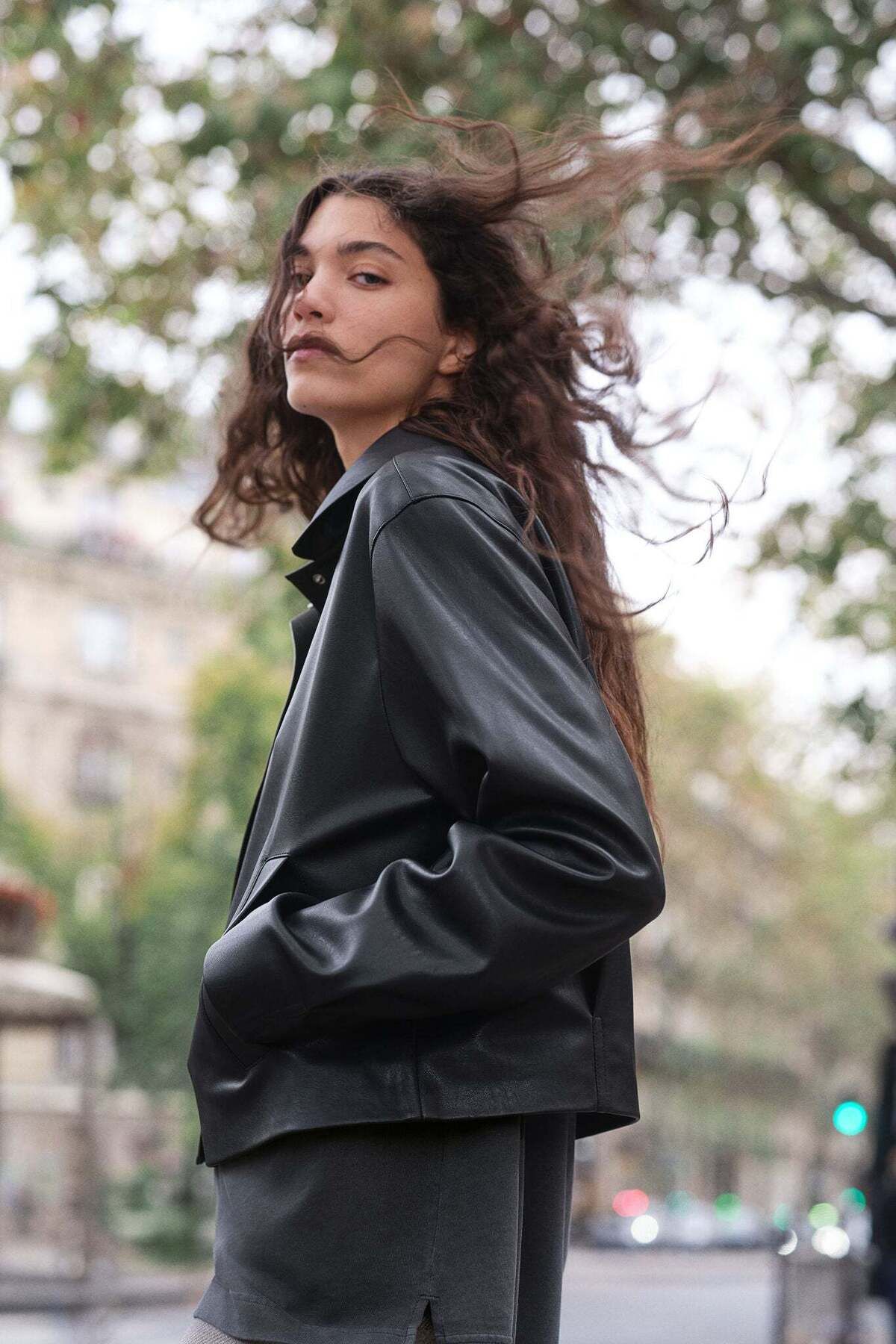 H&M-Raw-edge coated jacket 7