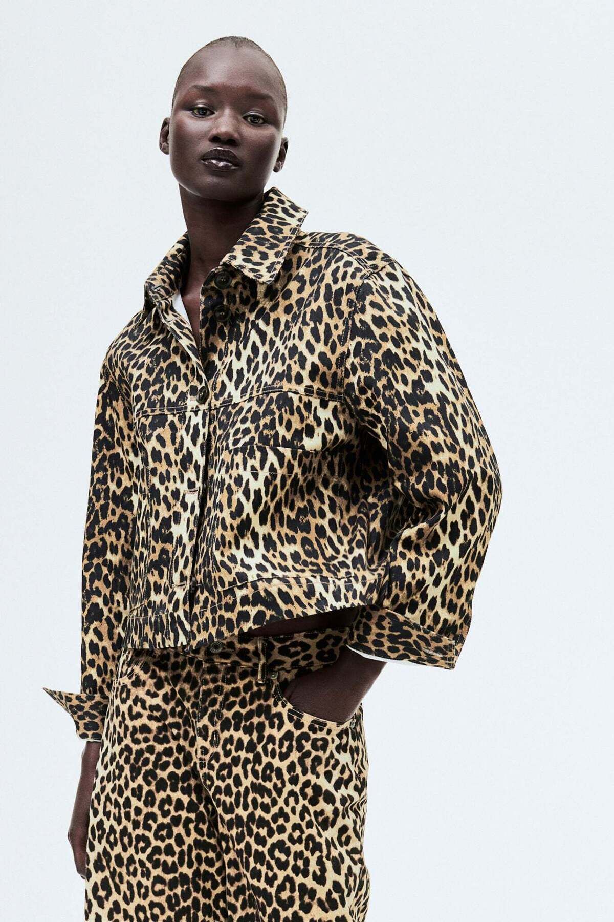 H&M-Patterned twill jacket 6