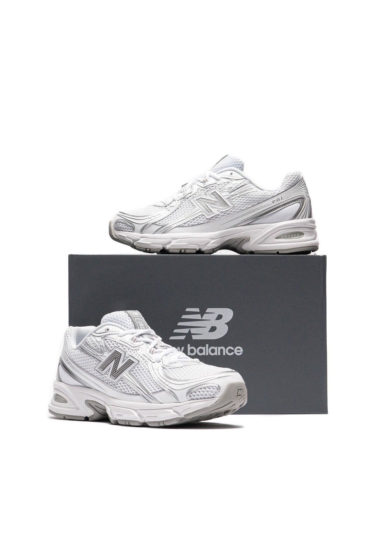 اسنیکر خاکستری زنانه 740 سبک زندگی کفش ورزشی سفید New Balance