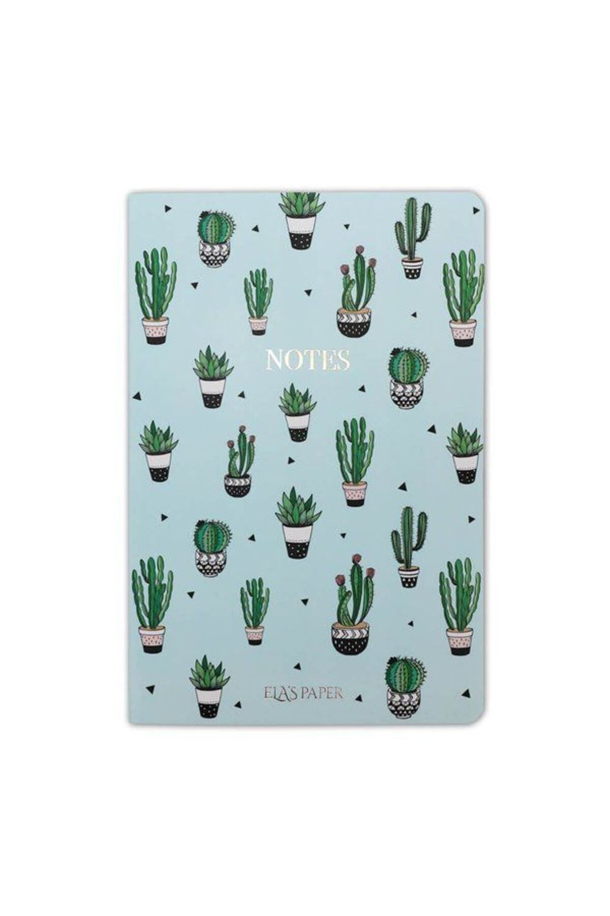 Karma Kitaplar Kaktüs Mavi Notebook - Defter