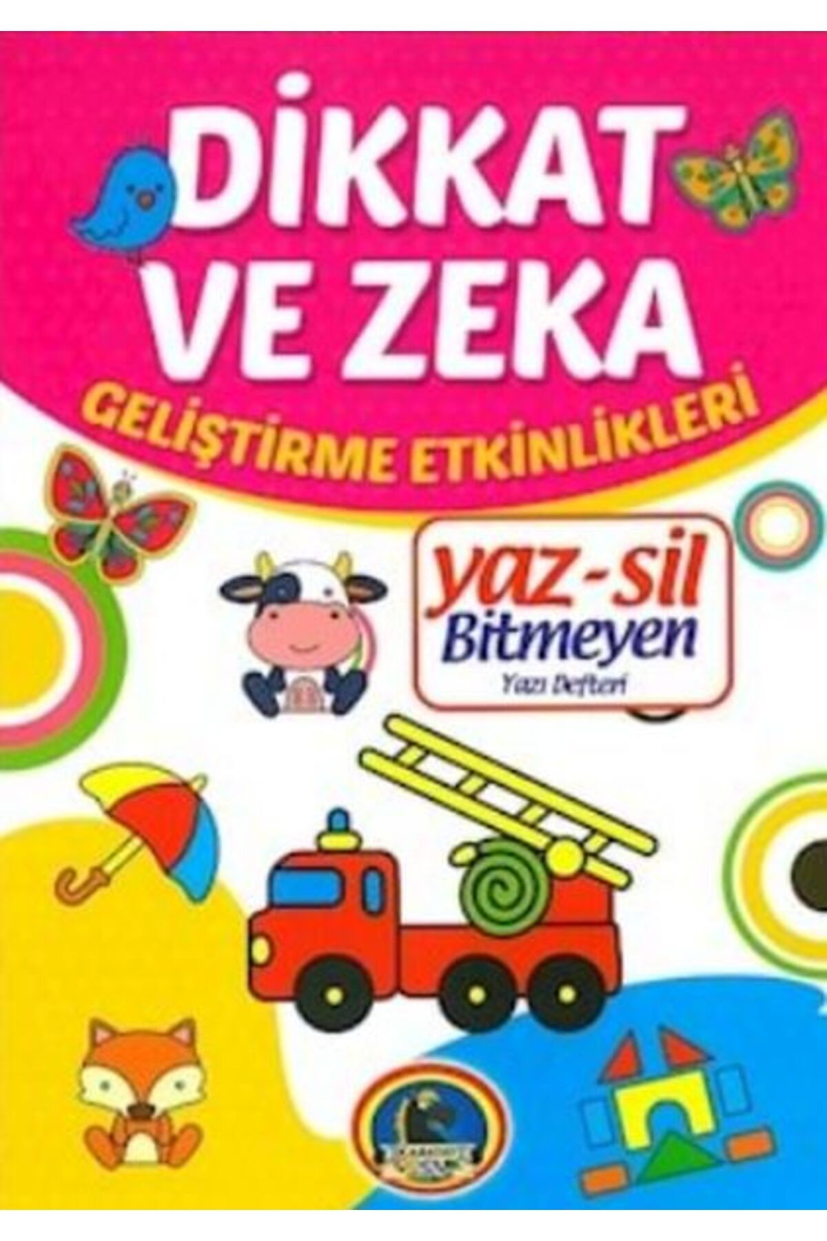 Türk Dil Kurumu Yayınları Yaz-Sil Dikkat ve Zeka Bitmeyen Yazı Defteri+Tahta Kalem