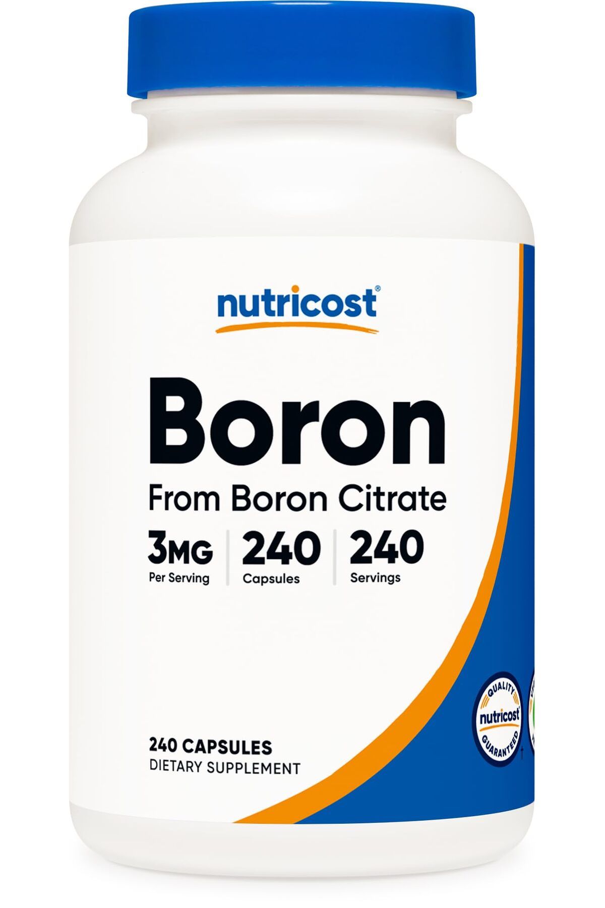 Nutricost 3 mg Boron 240 Capsules