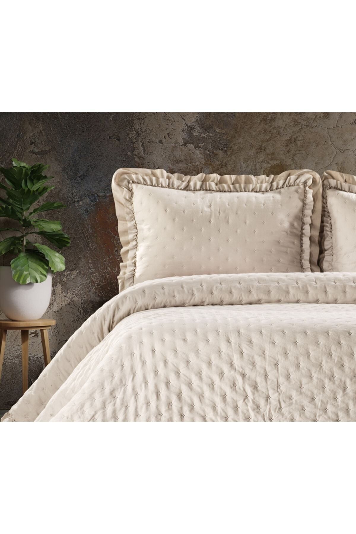 ZEBRA CASA-Lima Double Bedspread / Beige 5