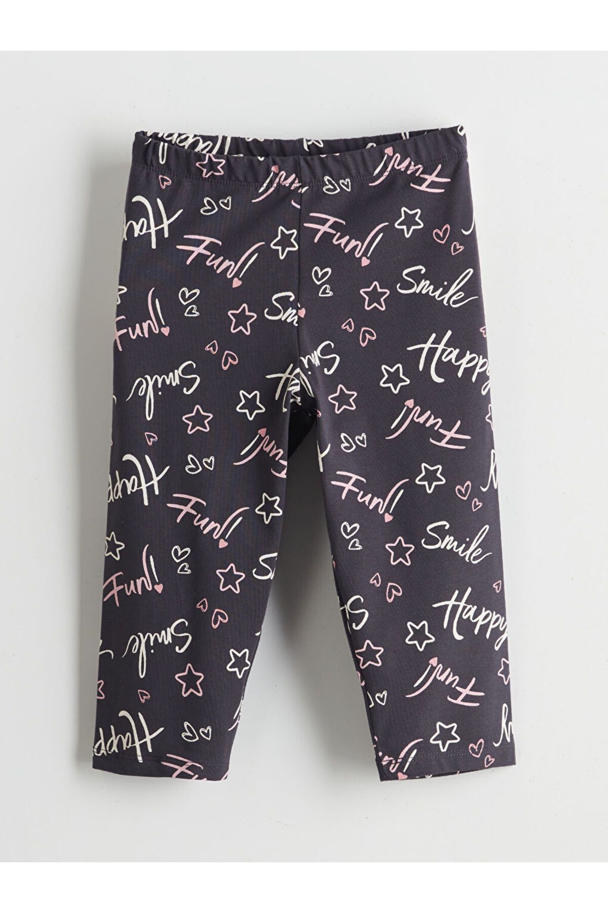 LC Waikiki Beli Lastikli 3/4 Boy Kız Çocuk Tayt