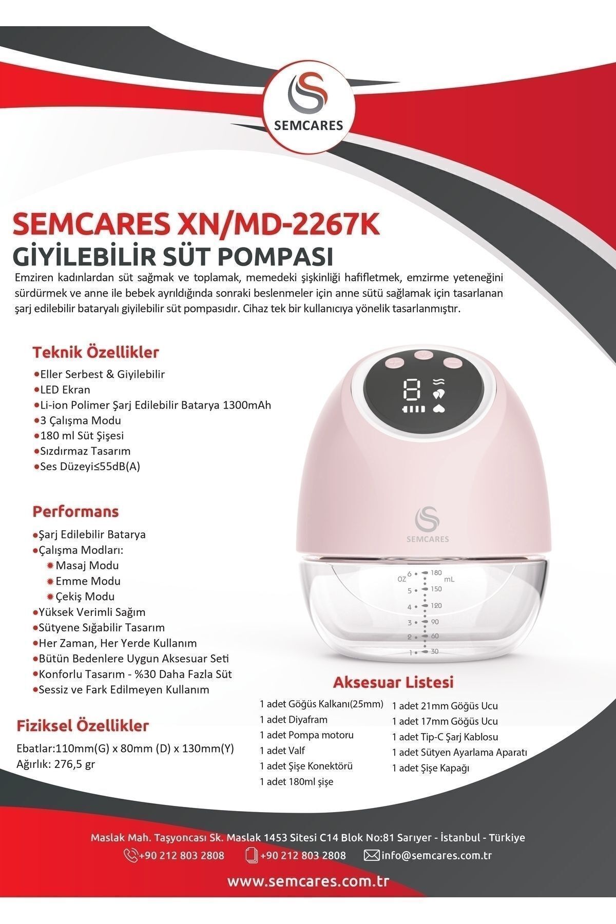 SEMCARES Giyilebilir Süt Pompası fotoğrafı 7 (önizleme)