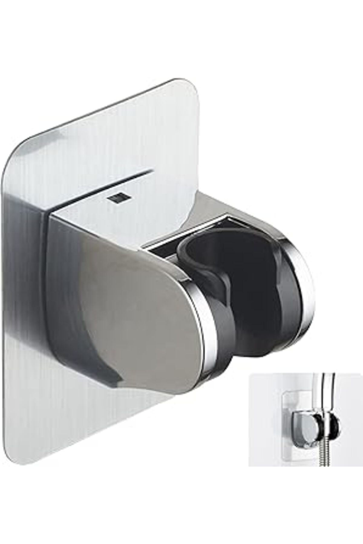 Hepta Collection Lonimia Duş Başlığı Askısı/El Duşu Tutucu/Duş Takımı Mafsalı/Dayanıklı Paslanmaz Krom Kaplama Abs P