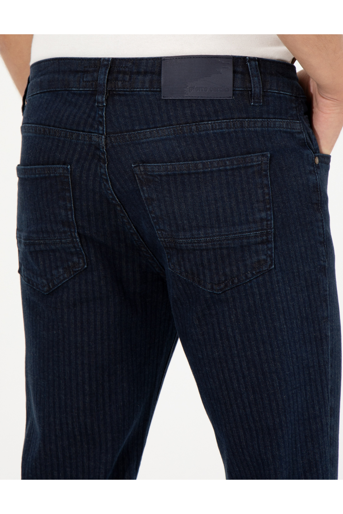 شلوار جین مردانه راسته فاق نرمال | پیر کاردین Pierre Cardin 640772 - تصویر 7