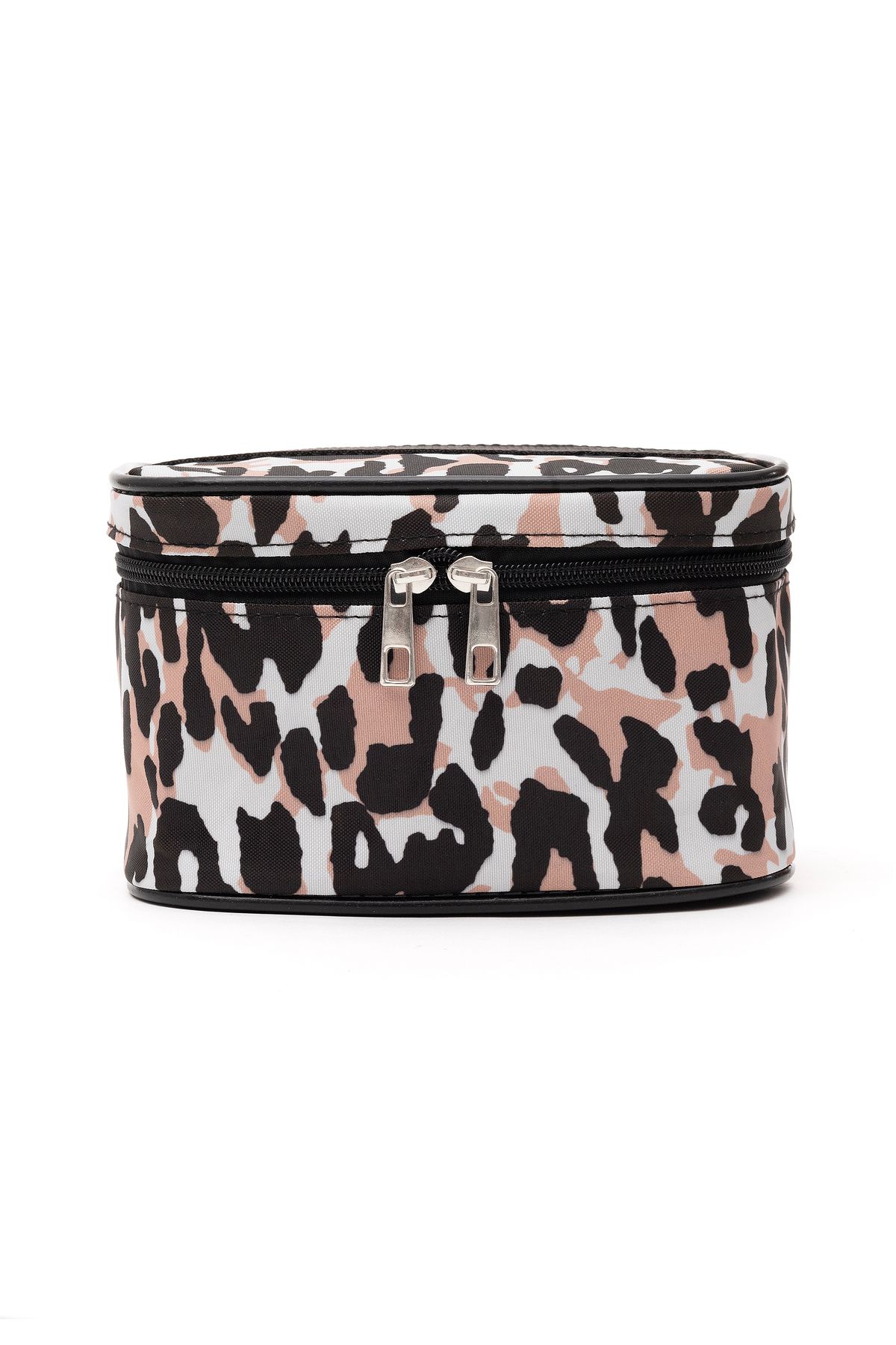 NS reliable-Organizator practic de machiaj din 2 piese Setul de machiaj elegant de călătorie este multifuncțional cu modelul Leopard. 4