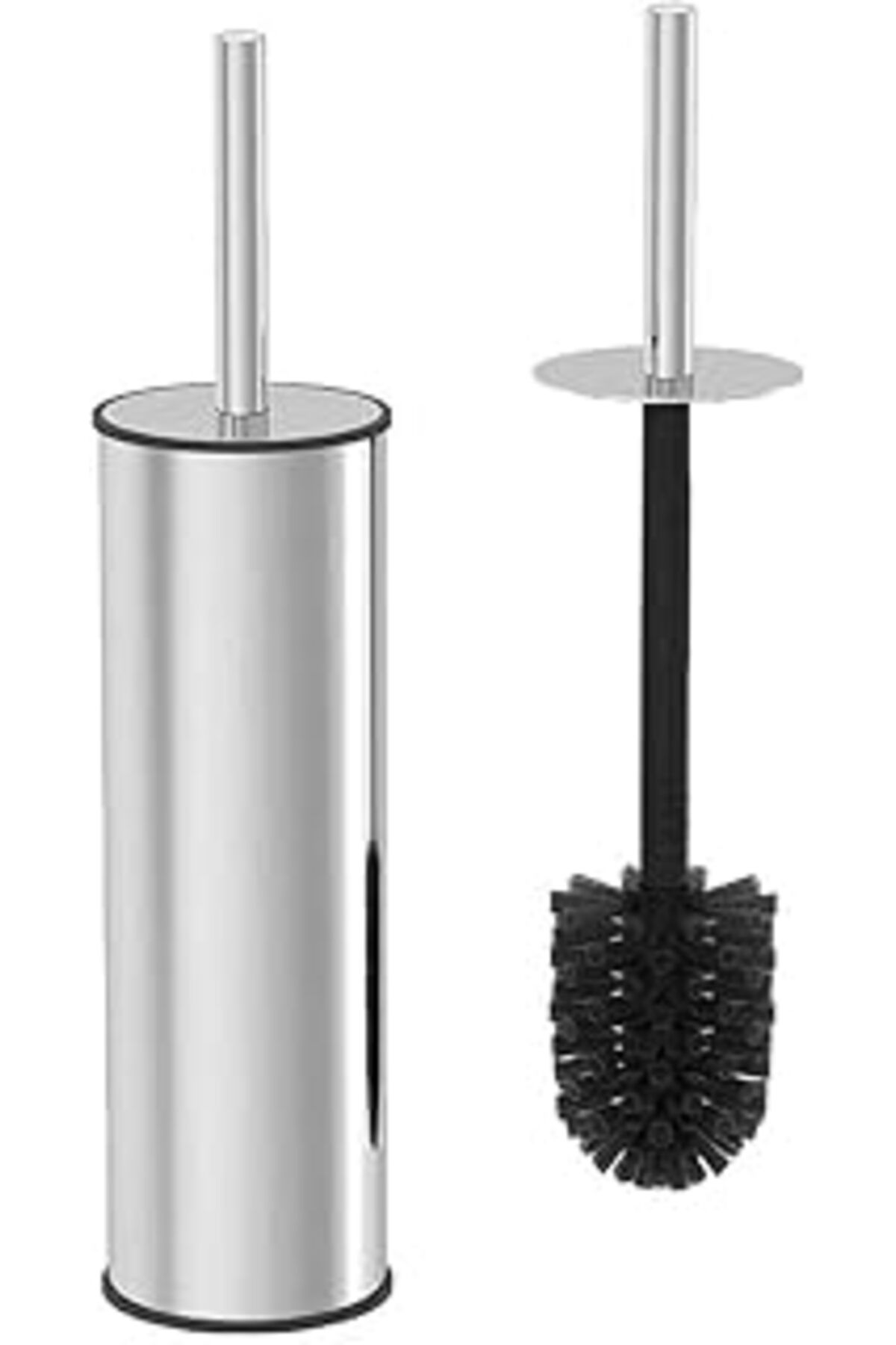 Mu Art Orret Home Metal Wc Fırçası, Krom Tuvalet Temizleme Fırçası, Paslanmaz Çelik Saplı, Dayanıklı Ve Hi