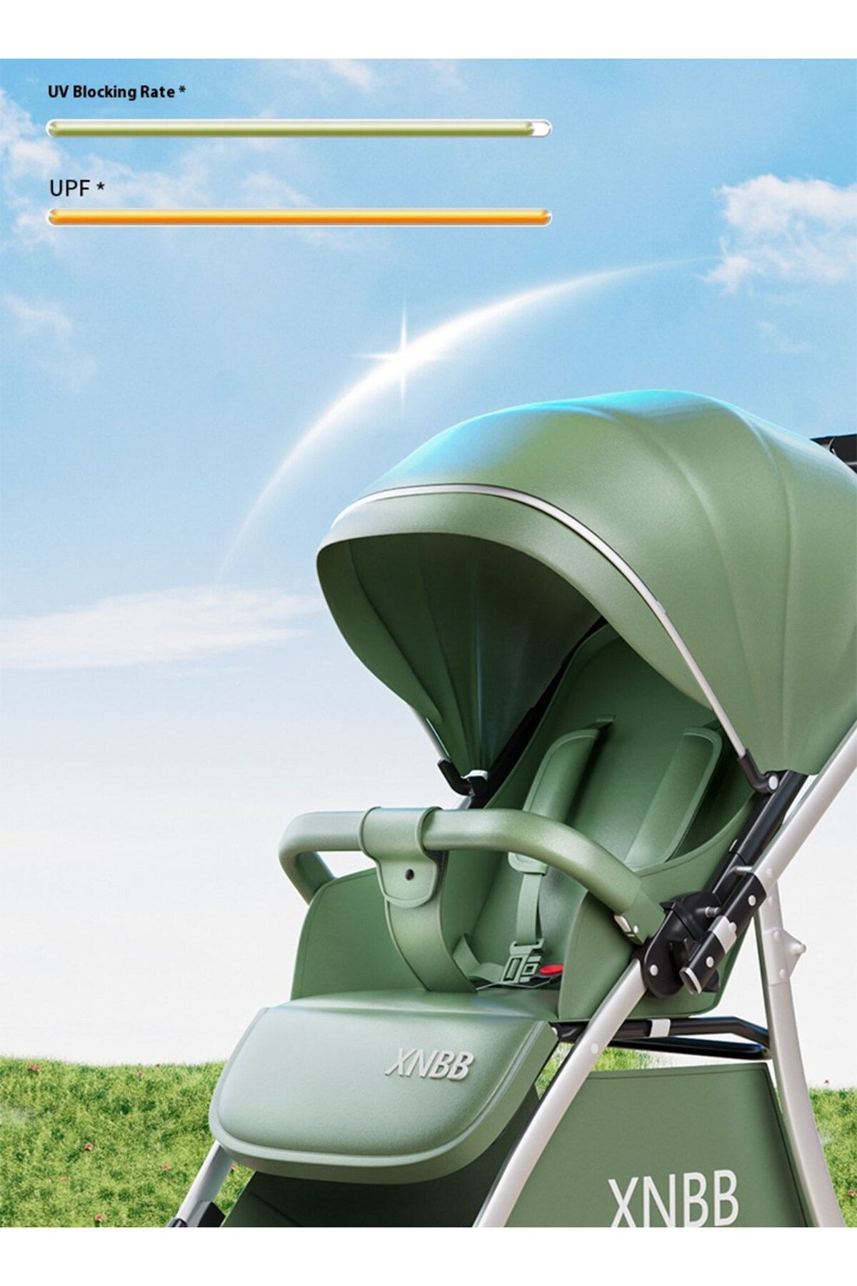 Ma Baby-Twin Stroller, Foldable And Detachable Travel Stroller, Can Sit And Lie,Lightweight Pram 2