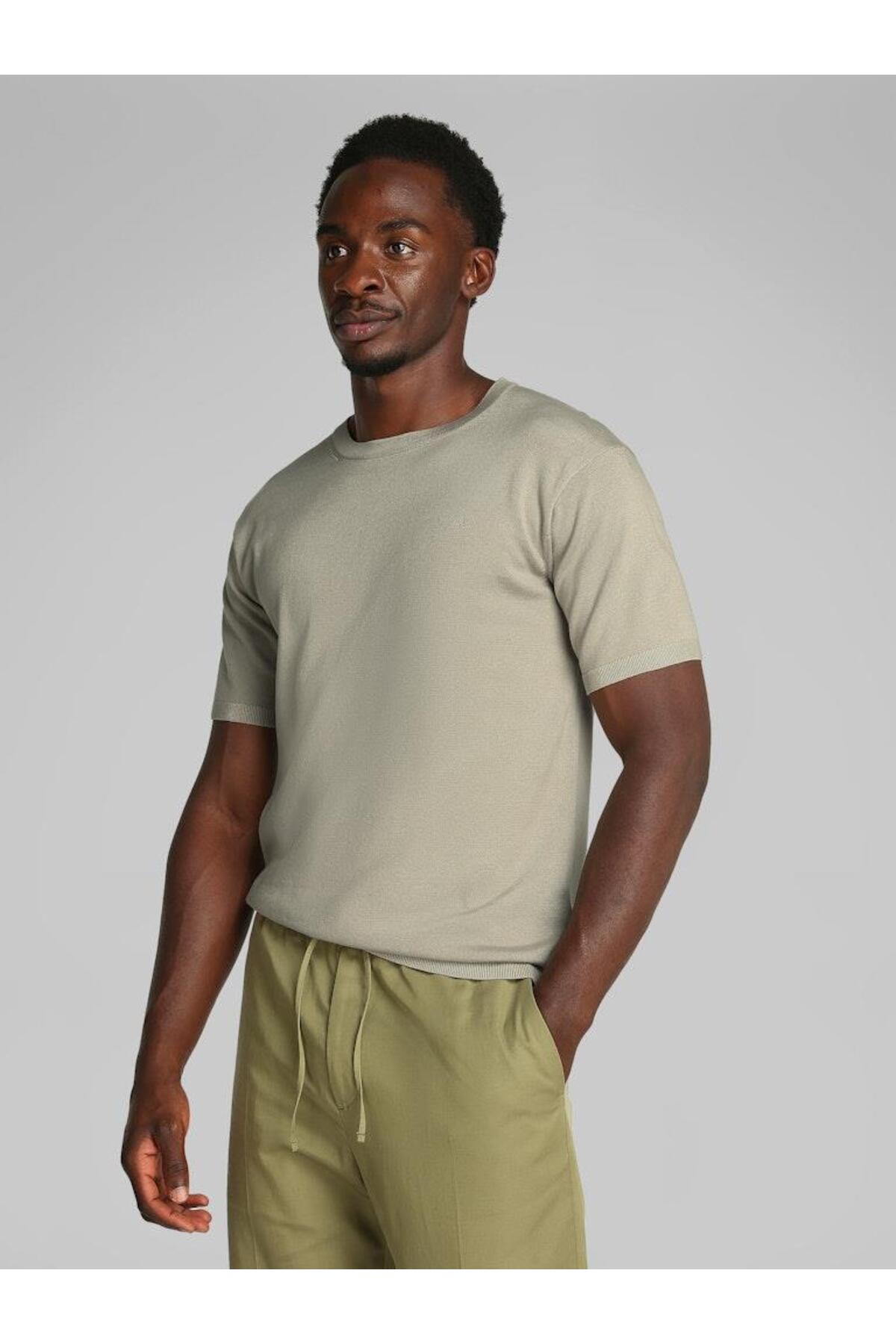 کلوین کلاین تی‌شرت بافتنی مردانه سوپیما نخی