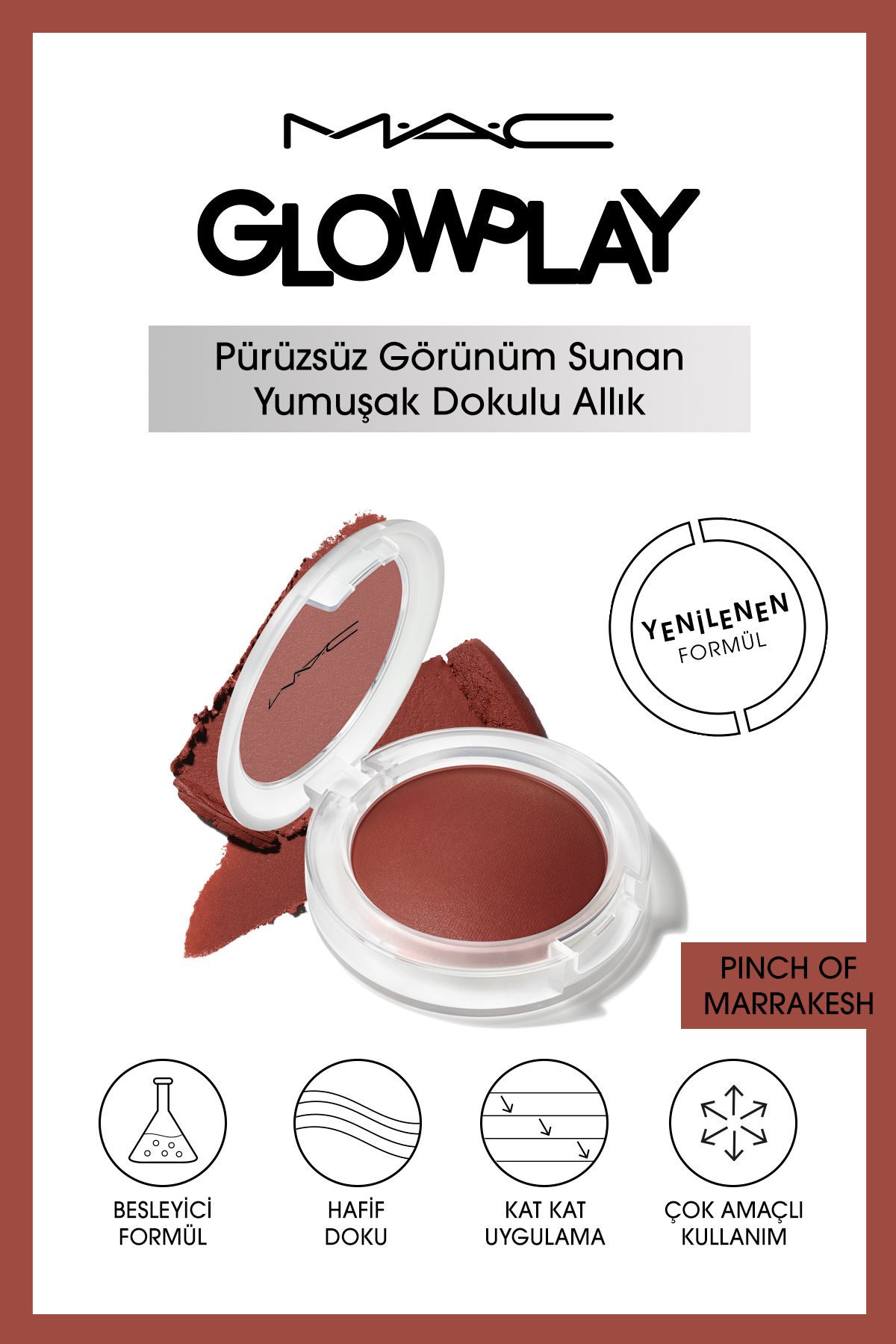 Glow Play Yumuşak Dokulu Allık-pınch Of Marrakesh
