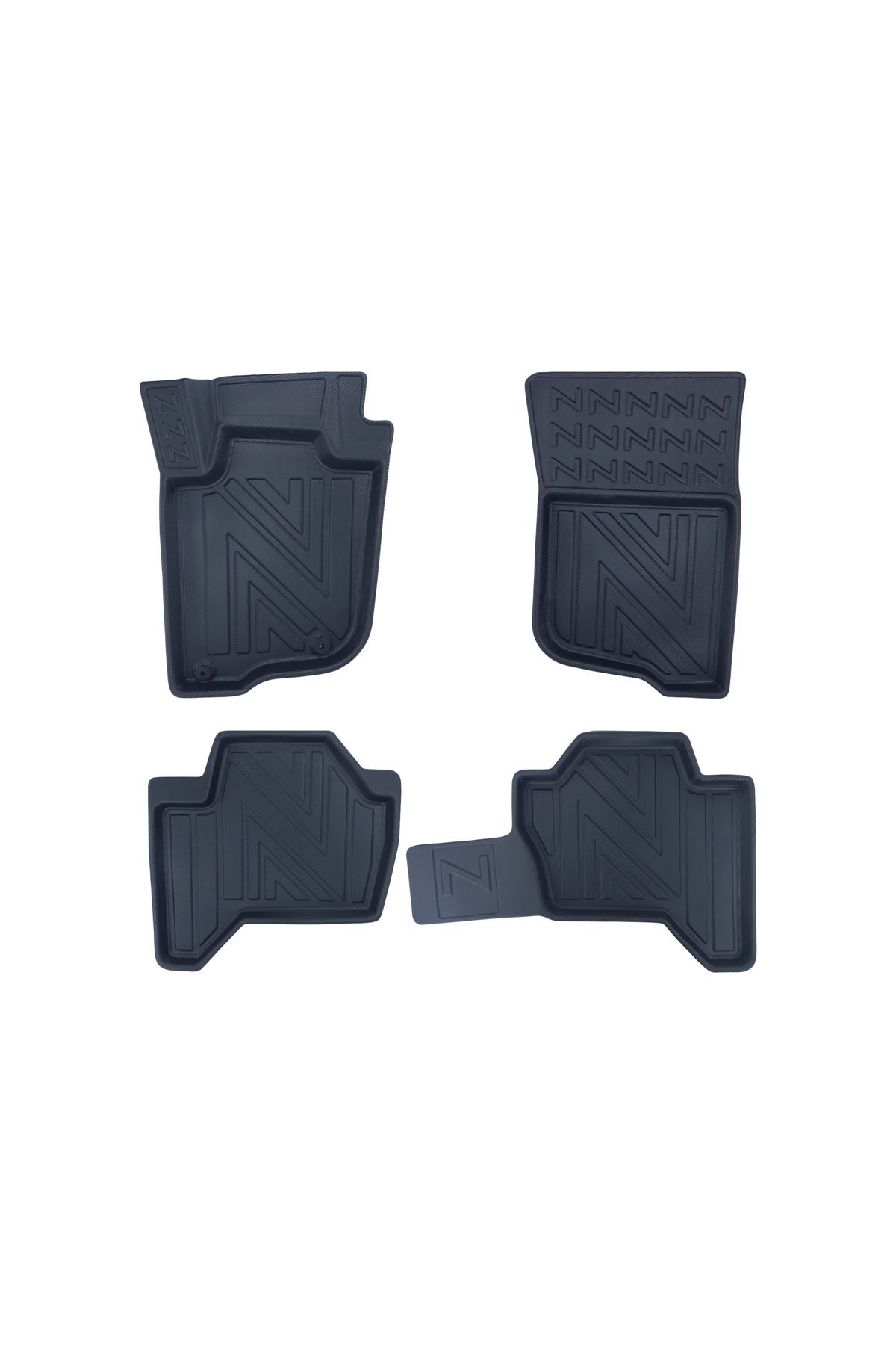 Alpax Mitsubishi L200 2019 ve Sonrası Blizzard-Tornado-Storm Premium Havuzlu Oto Paspas