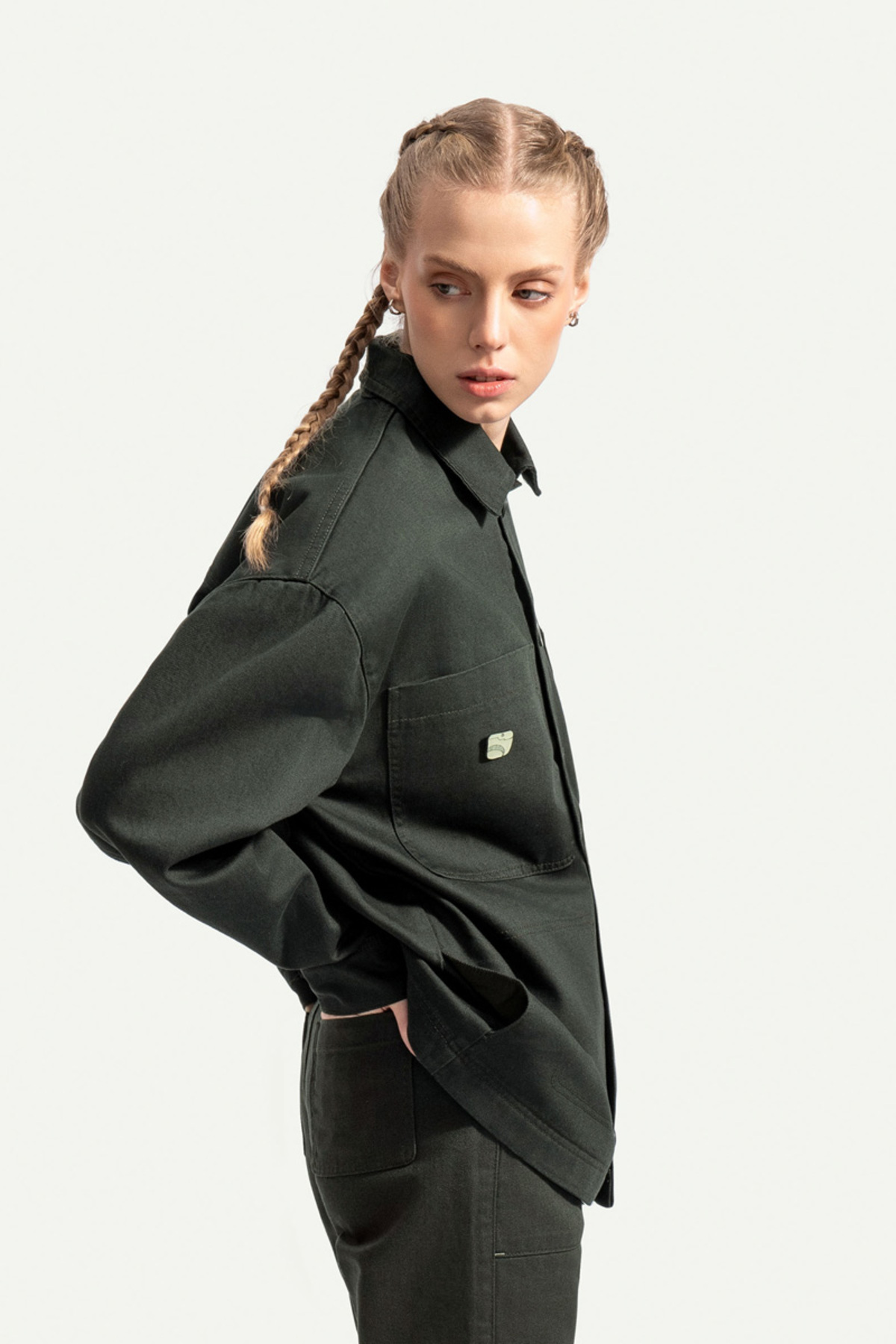 KAFT  Erkek Worker Ceket - Creapus - Asphalt - Görsel 8