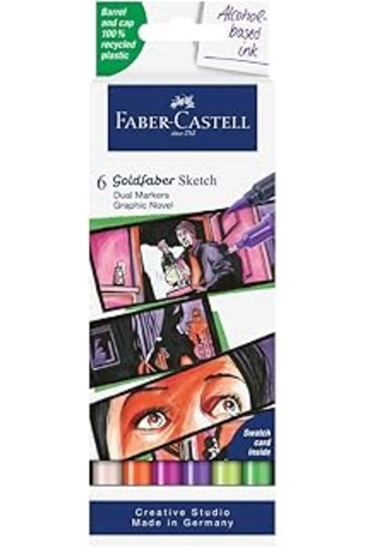 Pazarcan Faber-Castell Gofa Sketch Markör Graph. Novel 6X