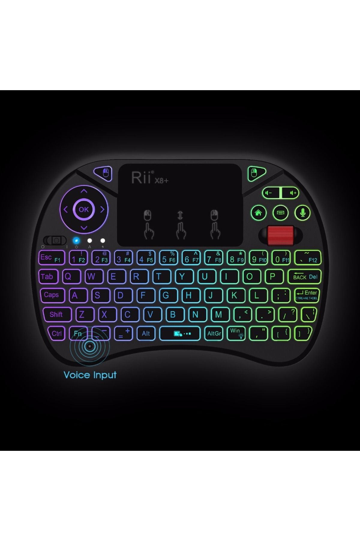 Choice-English Keyboard Rii X8 Mini Keyboard With Touchpad For Android Tv Box Smart Tv/pc/ipad Voice Searc 2