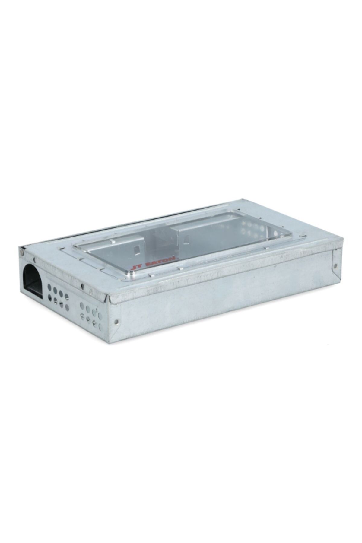 Jt Eaton-Non-Jamming Repeater Multiple Catch Steel Mouse Trap with Window Silver and Clear 2