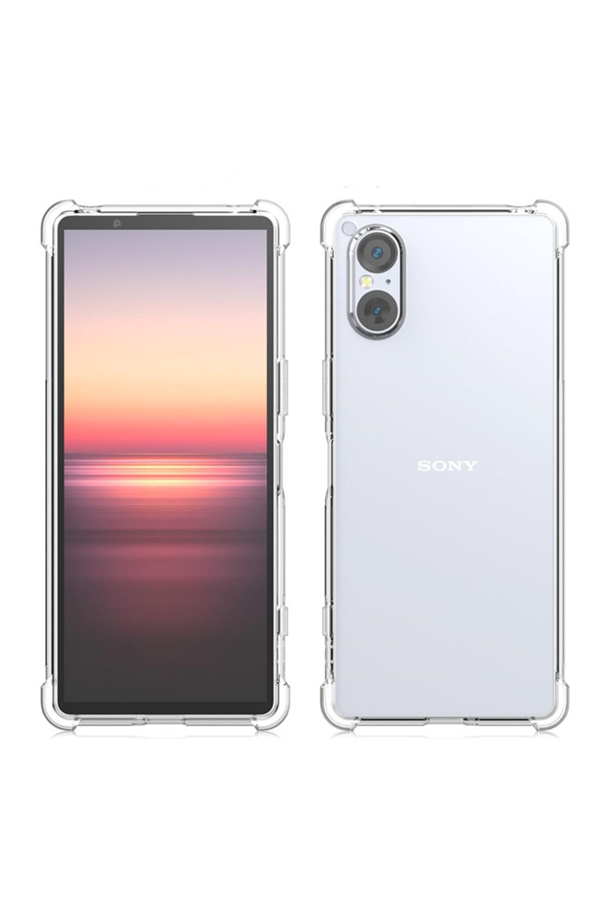Choice-For Xperia 5 III Transparent TPU Transparent Phone Case for Sony Xperia 1 VI V 5 IV 10 III II Protec 6