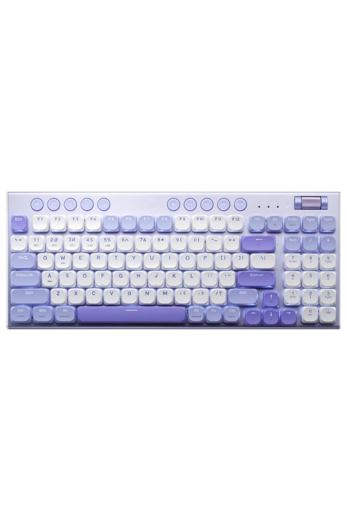Choice-Red Axis Water Wisteria Thunderobot K96 Wireless Mechanical Keyboard Low-profile Productivity Keyboa 1