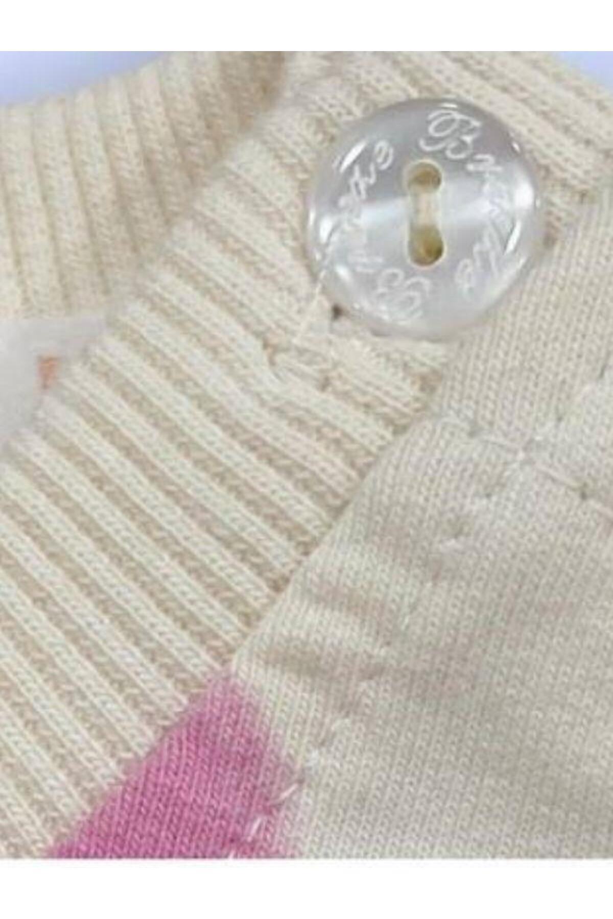 Zekids Kız Çocuk Pamuklu Kalp Desenli Eşofman Takım fotoğrafı 5 (önizleme)