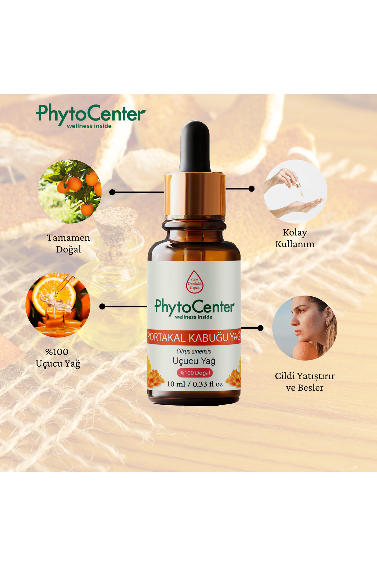 PHYTOCENTER-Orange Peel Essential Oil 10 ml 4