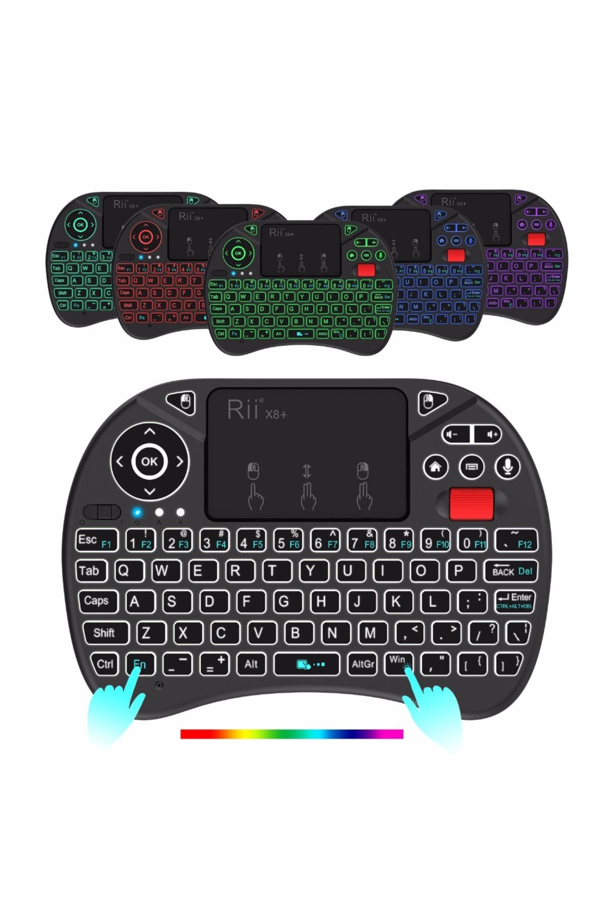 Choice-English Keyboard Rii X8 Mini Keyboard With Touchpad For Android Tv Box Smart Tv/pc/ipad Voice Searc 4