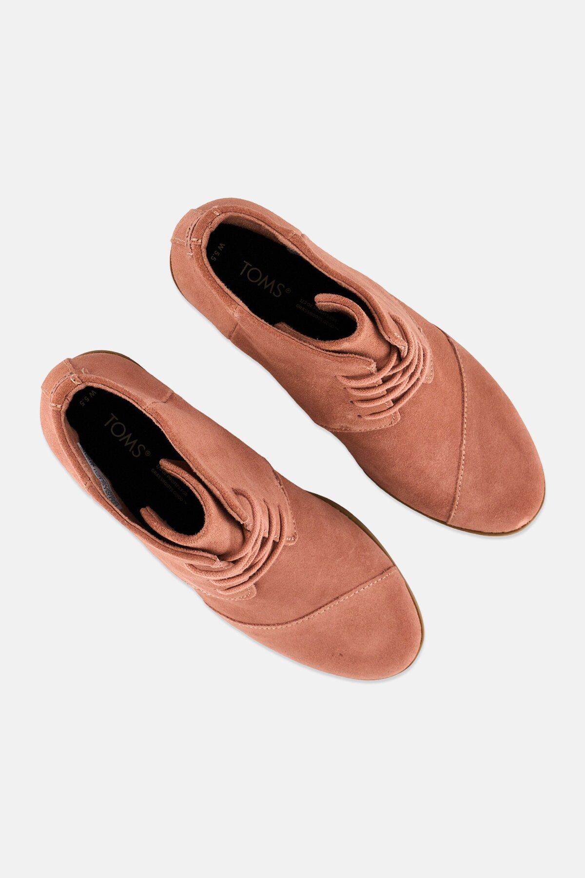 Toms-Women Hyde Laced Up Ankle Boots, Rose Pink 4