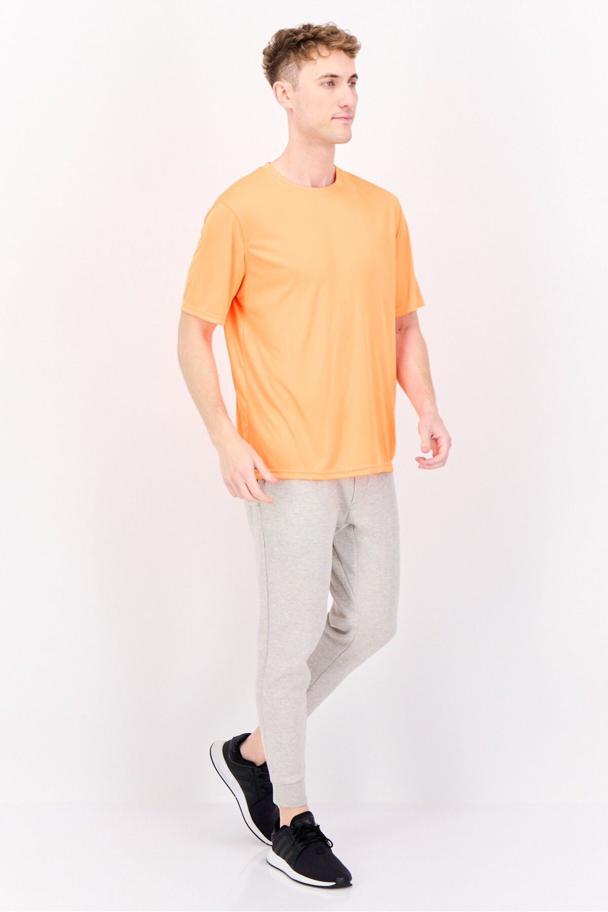 Champion-Men Sportswear Fit Short Sleeves Training T-Shirt, Orange 4