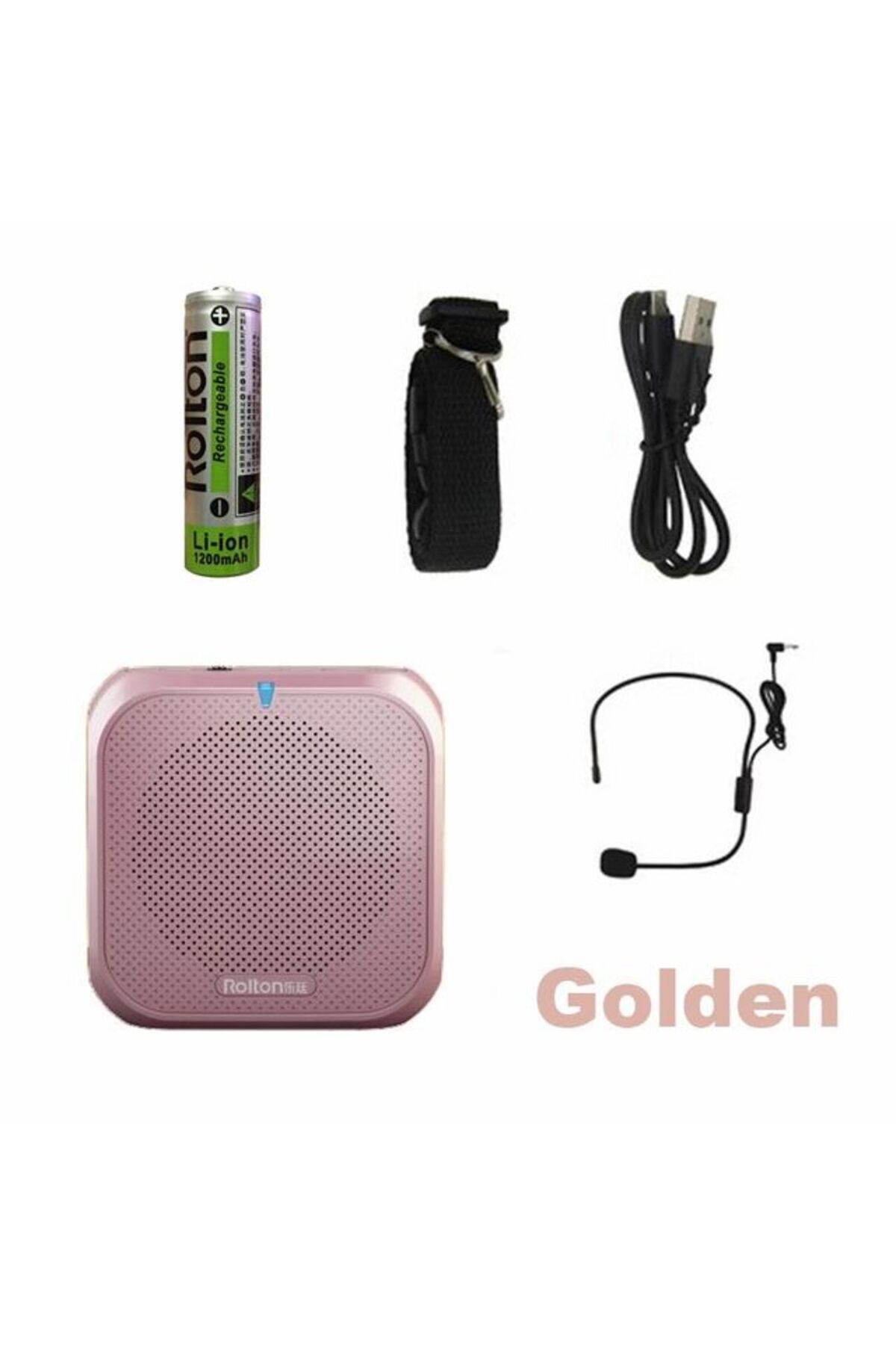 Choice-Rose Headworn Microphone Loudspeaker Voice Amplifier Recorder Mic Speaker Audio Mini Wired Mikrofon 1