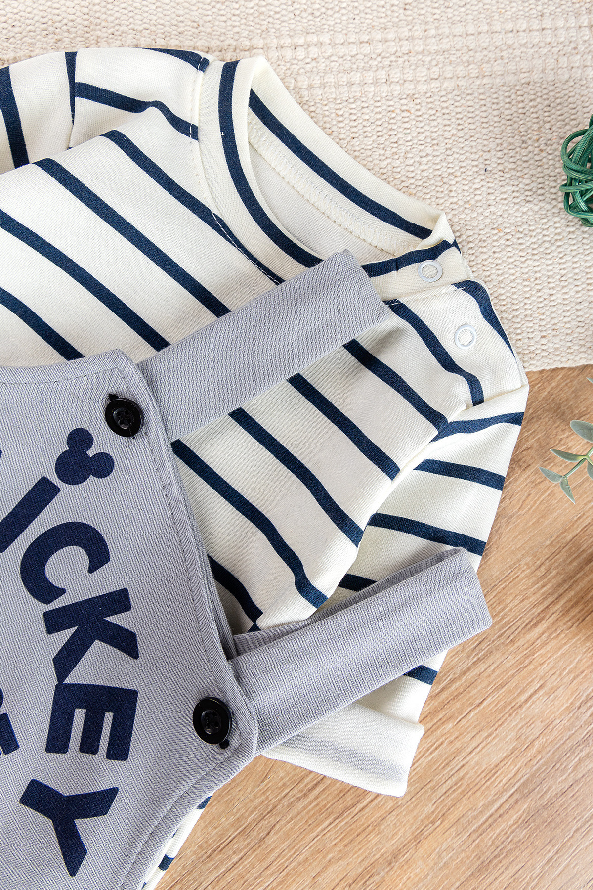 Babymod Erkek Bebek Tulum Salopet Takım 2'li fotoğrafı 4 (önizleme)