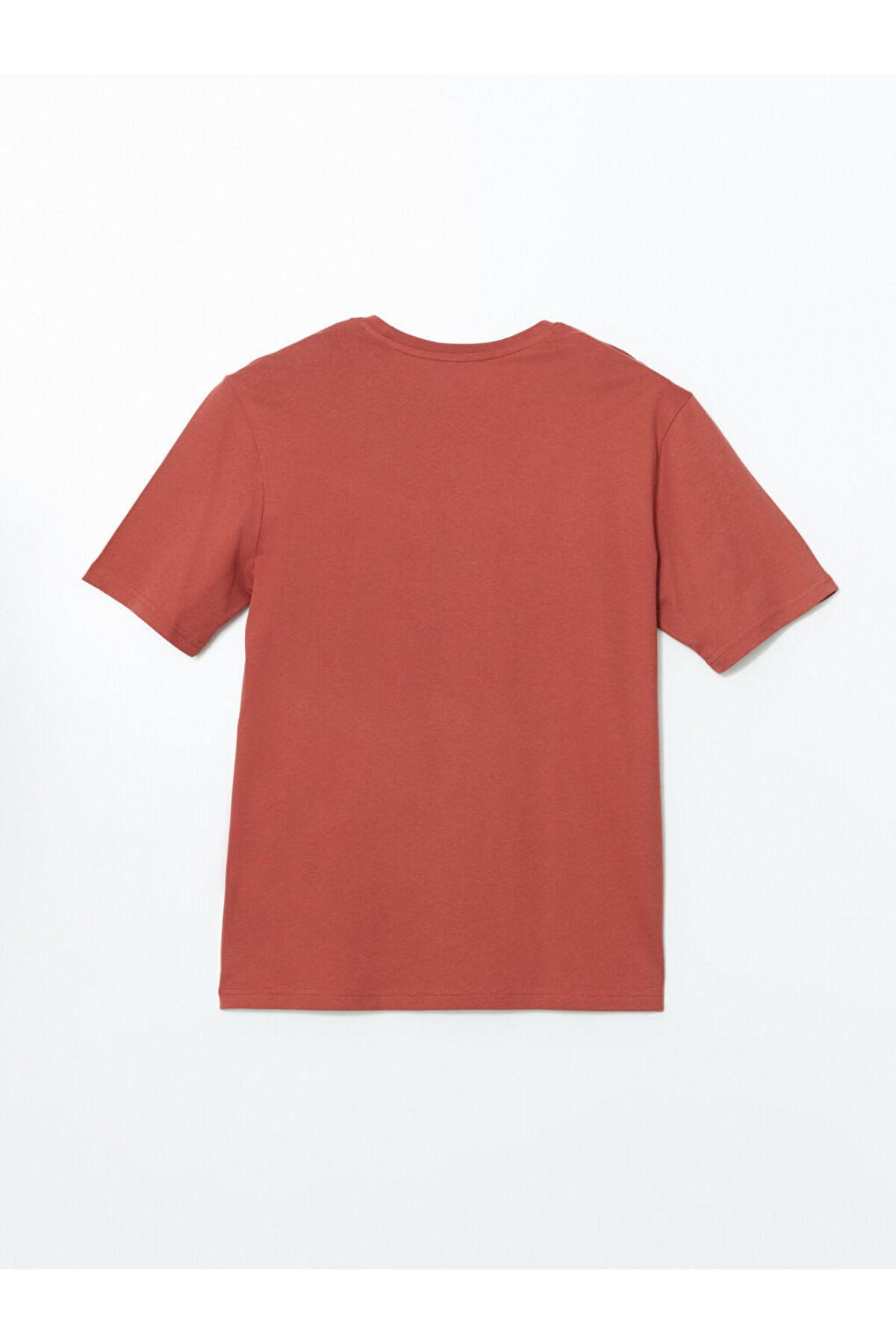 LC Waikiki-New Season Crew Neck εμπριμέ χτενισμένο βαμβακερό ανδρικό Tisort - S5J107Z8 6
