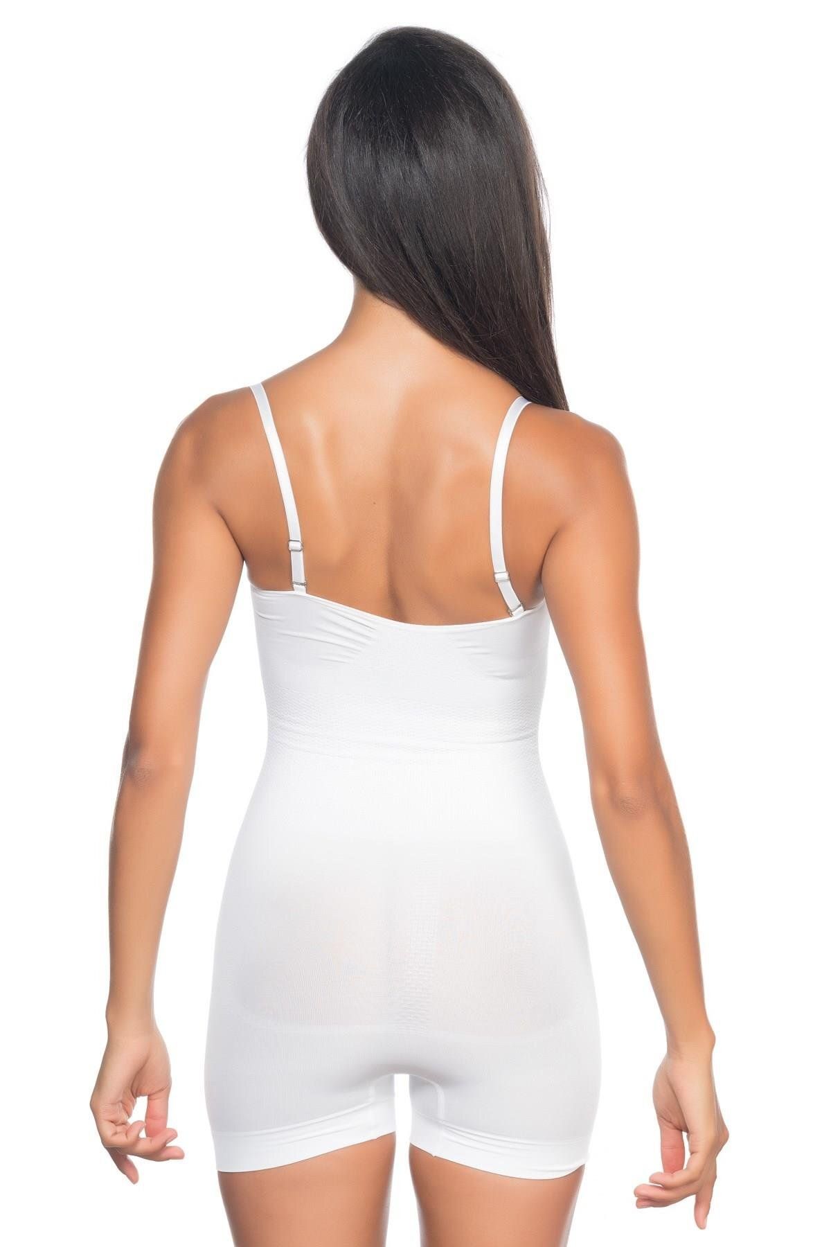 Emay-White Emay 2059 Boxer Size Corset 3