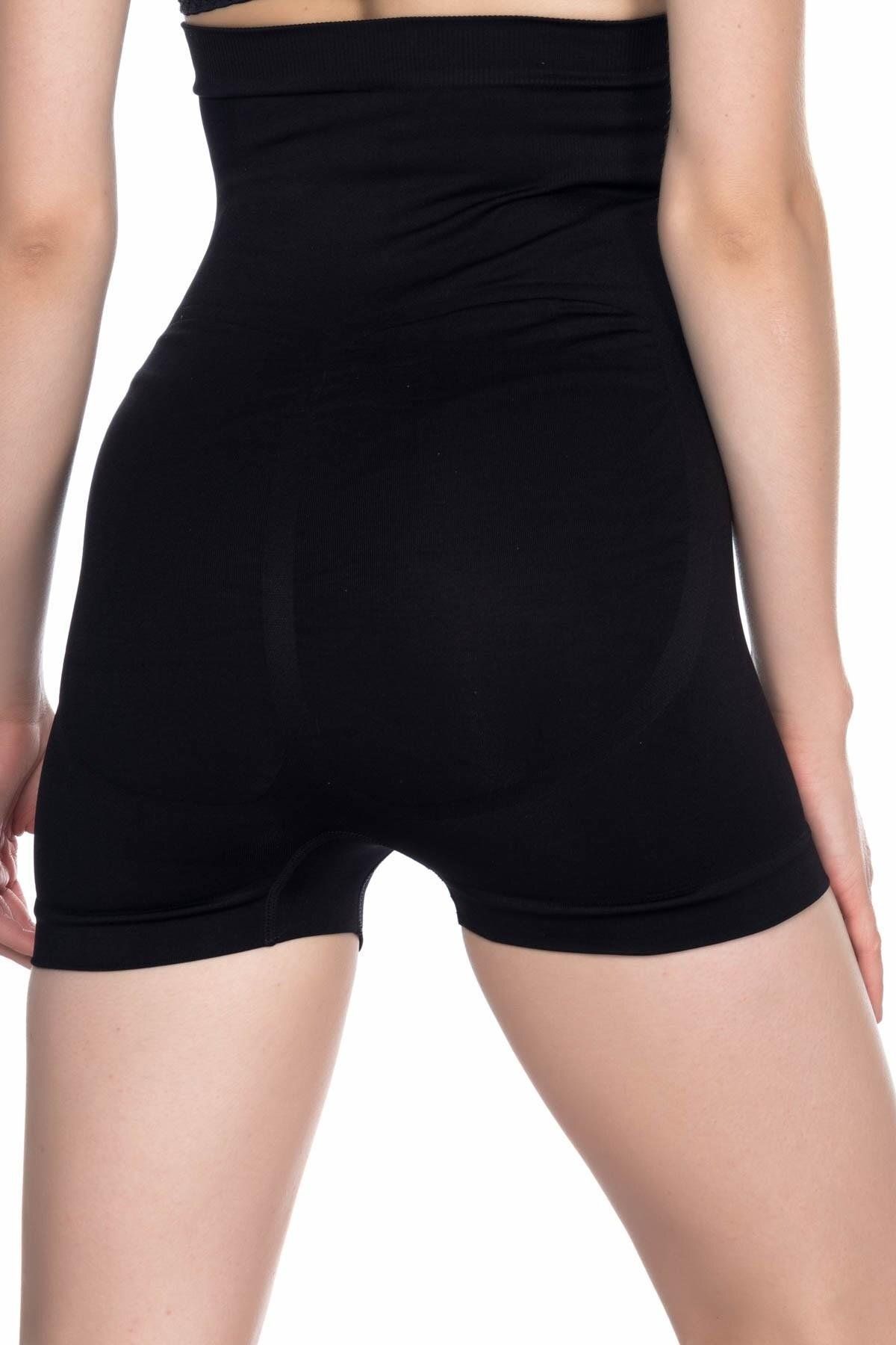 Emay-Corset boxer negru Mi 2047 cu talie înaltă 3