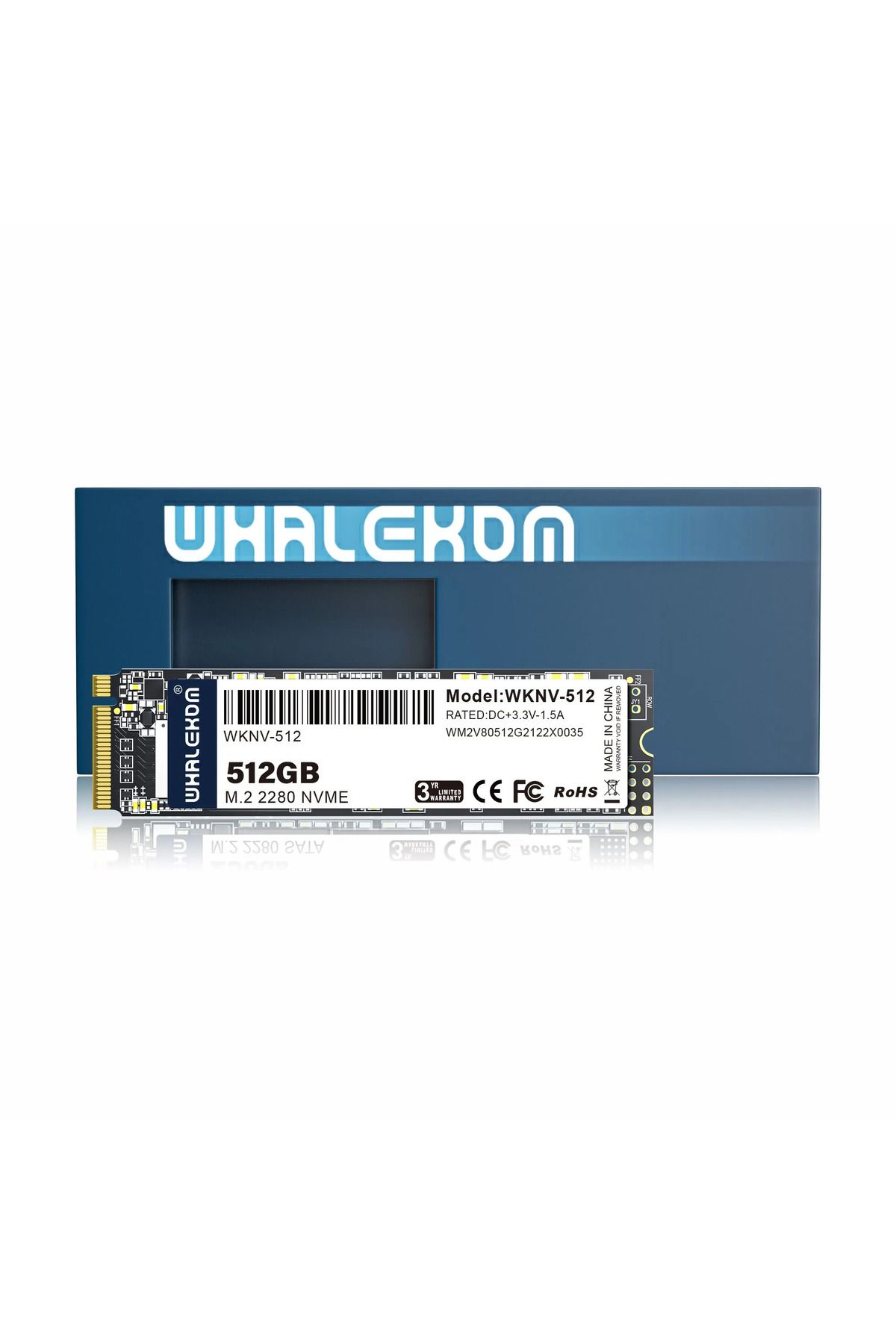 Whalekom – 512gb M.2 Nvme Pcıe 3.0 Ssd 2500/1800-mb/s