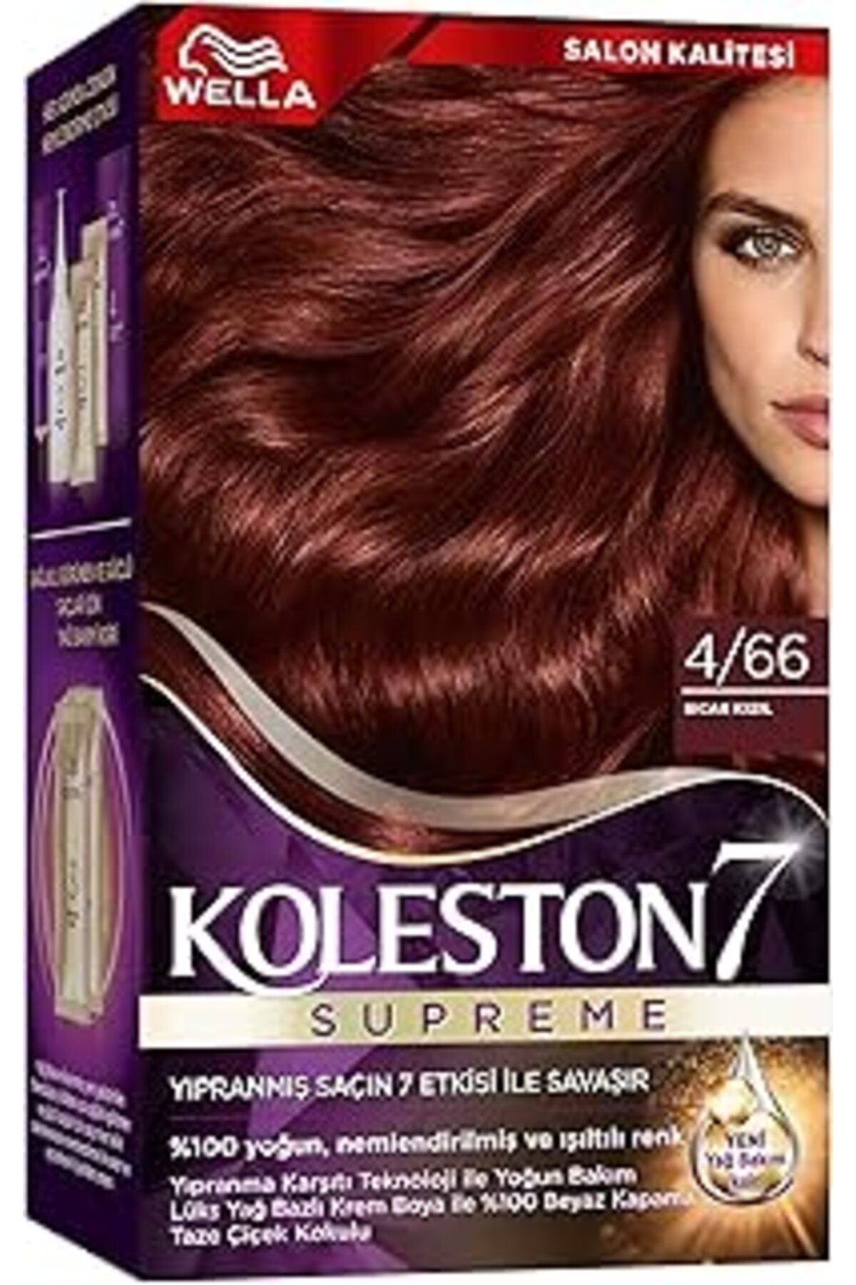 Wella Koleston Supreme Kit 4/66 Sıcak Kızıl