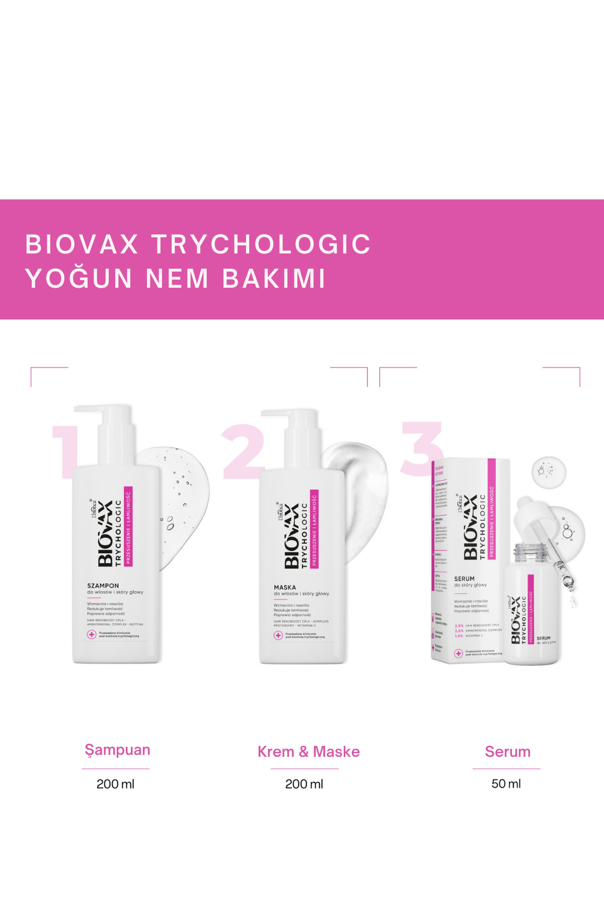 ماسک موی ترمیم کننده تریکولوژیک بایواکس برای موهای خشک و آسیب دیده — 5900116092690 — تصویر 6 از 6