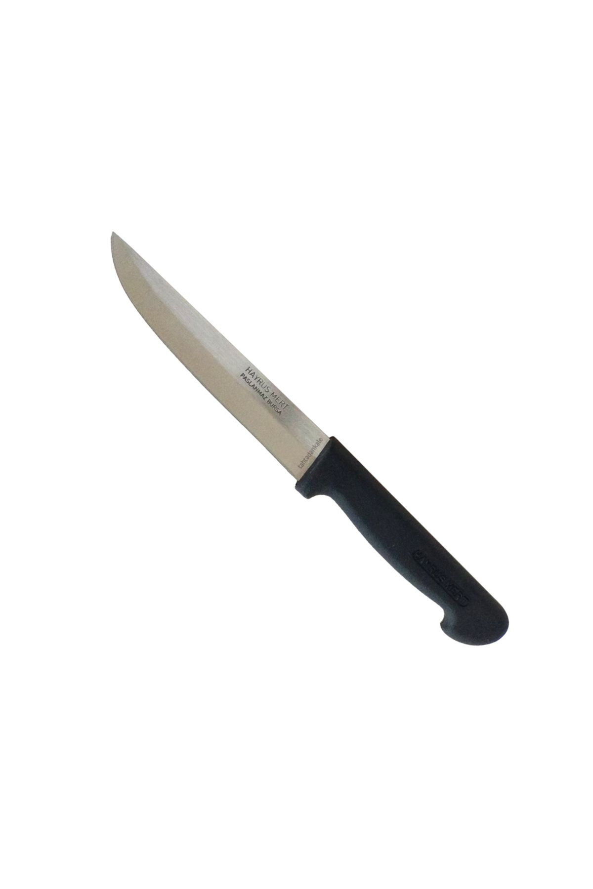 OEM H.M. Paslanmaz Bursa Mutfak, Ekmek Bıçağı 12 cm, Plastik Sap