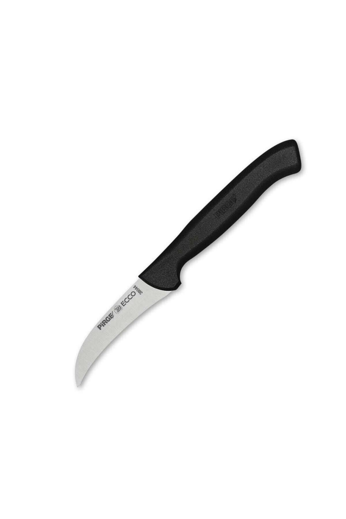 OEM Pirge 38044 Ecco Kıvrık Eğri Sebze Dekor Bıçağı 7,5 cm - Siyah