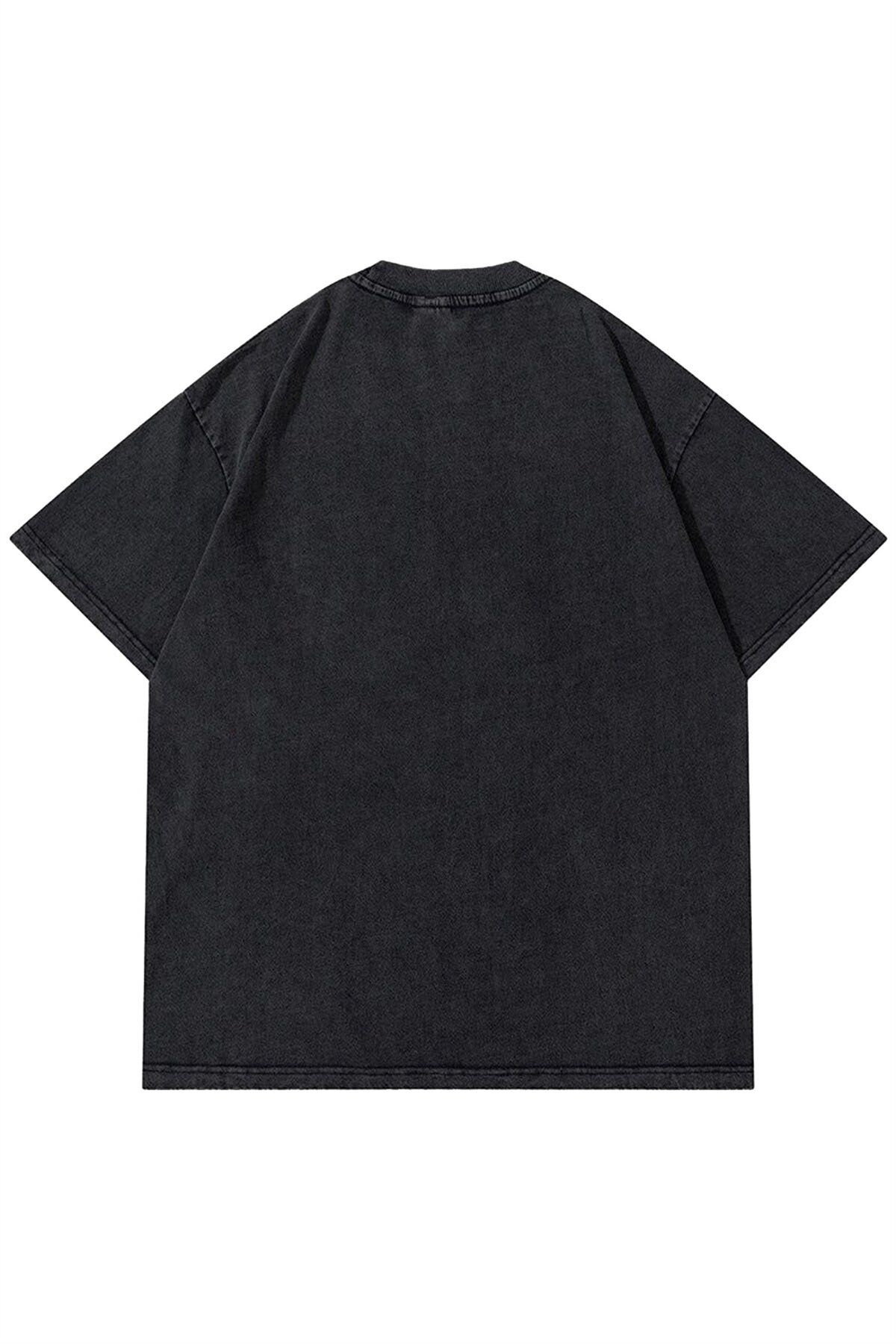 Trendiz-Unisex Travis Scott 101 Waschbares Anthrazit-T-Shirt 2