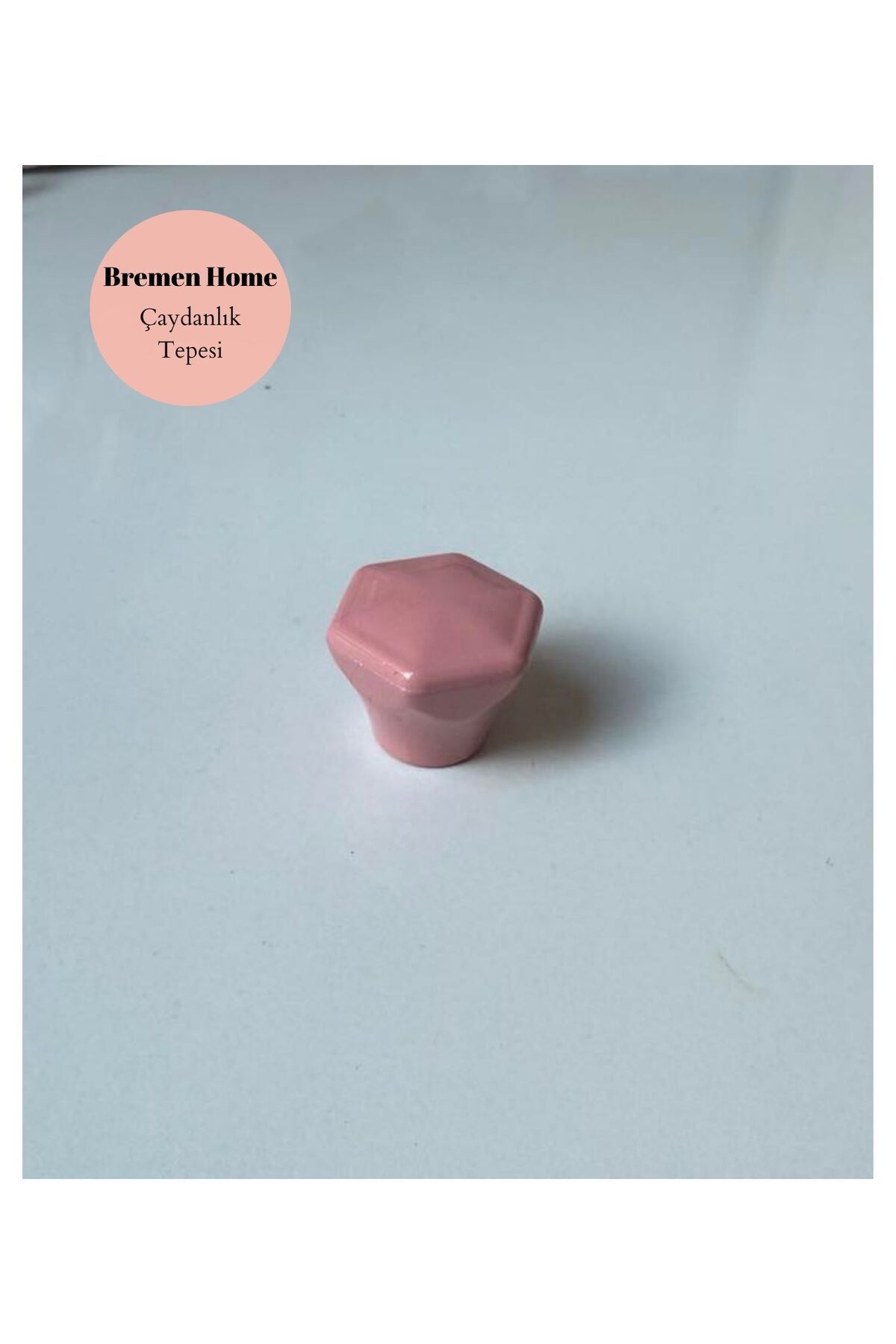 Bremen Home Çaydanlık Kapağı Tutmacı, Kapak Tepesi (Toz Pembe)