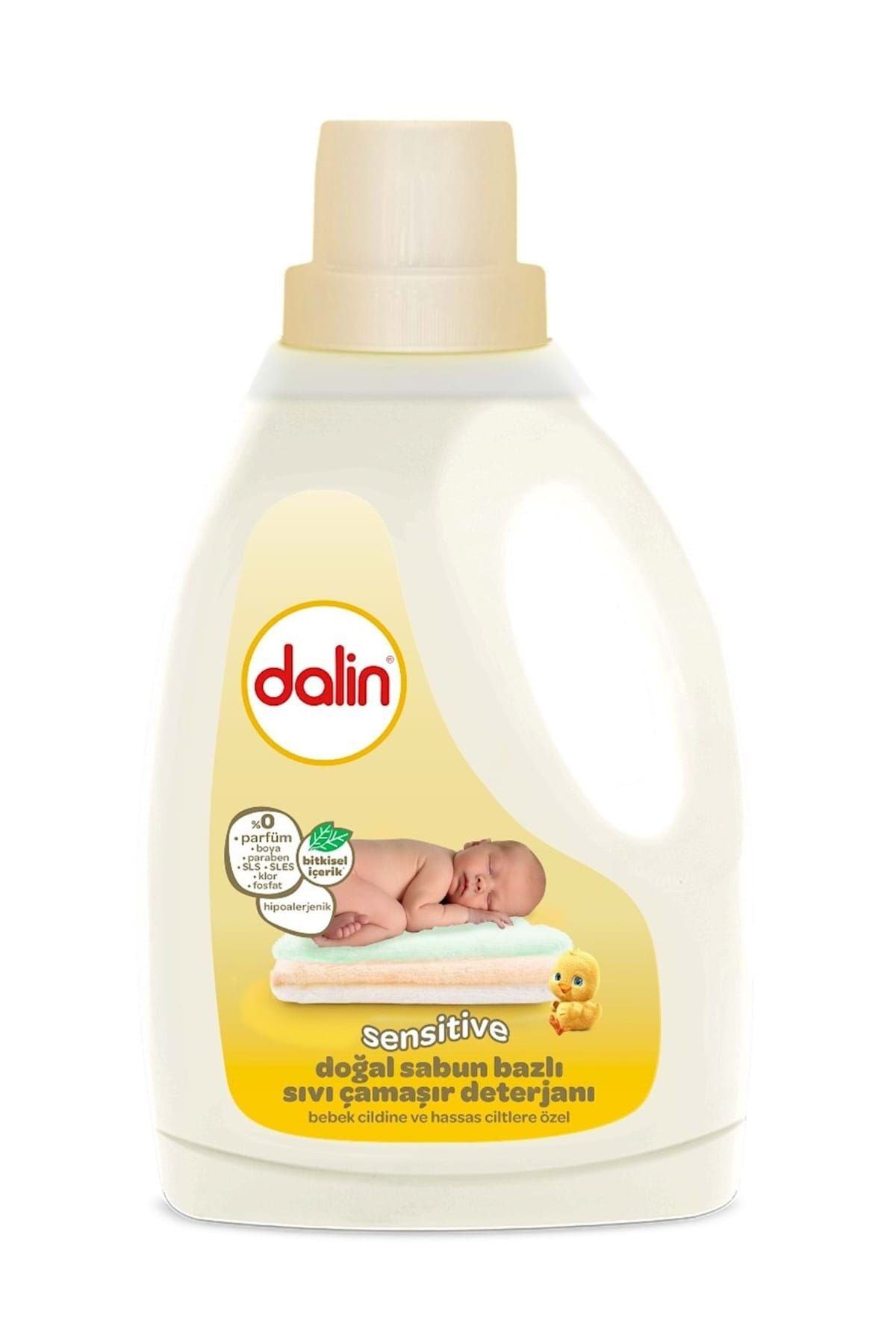 Dalin Sensitive Doğal Sabun Bazlı Parfümsüz Hipoalerjenik Çamaşır Deterjanı 20 Yıkama 6 x 1500 ML fotoğrafı 2 (önizleme)