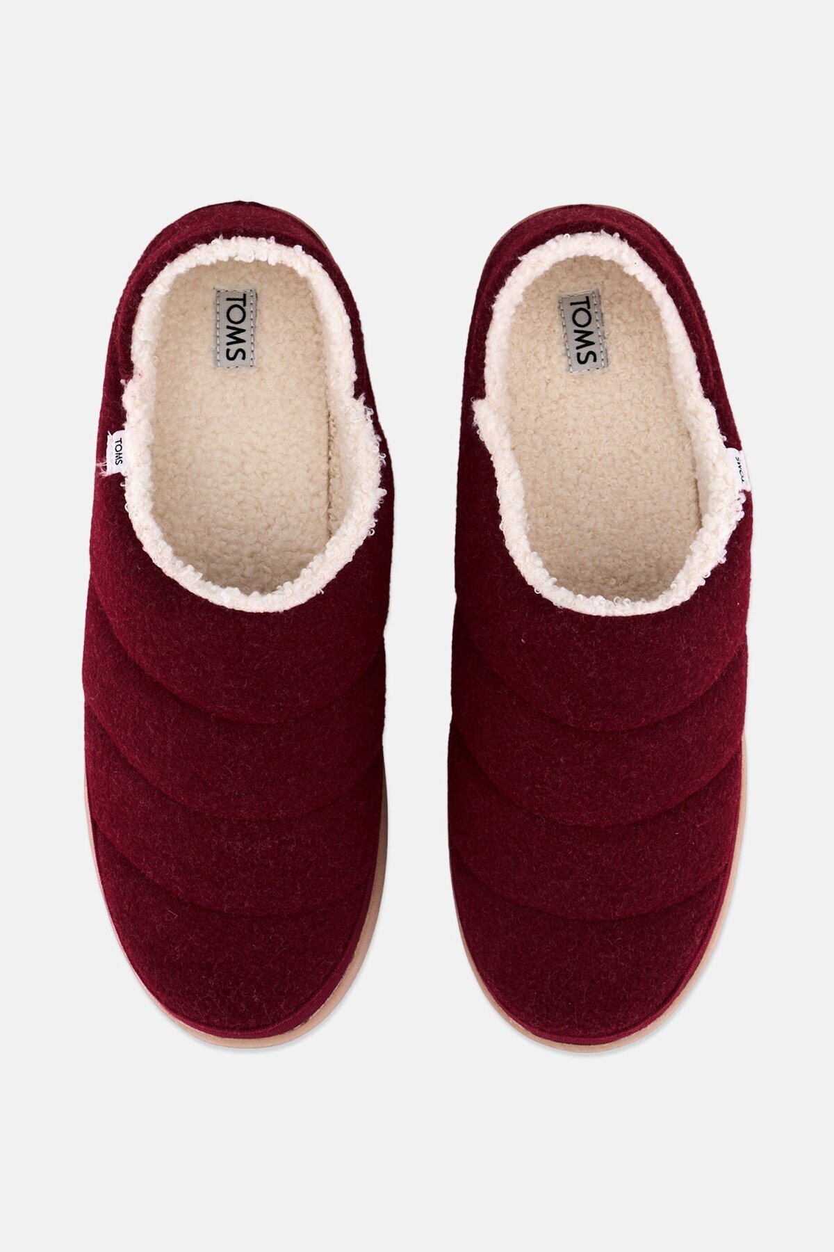Toms-Women Ezra Quilted Slip On Shoes, Rhubard Red 3
